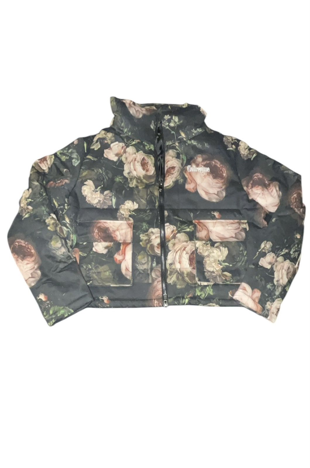 Civil Regime × Designer CIVIL REGIME FLORAL CROPPED PUFFER JACKET IN FLORAL PRINT Size US L / EU 52-54 / 3 - 3 Thumbnail