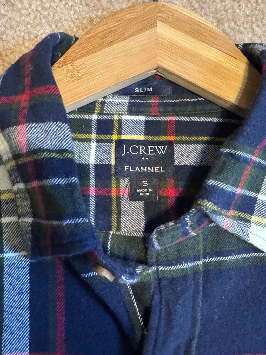 J.Crew Mens JCrew Multi-Color Flannel Sz-Sm Size US S / EU 44-46 / 1 - 2 Thumbnail