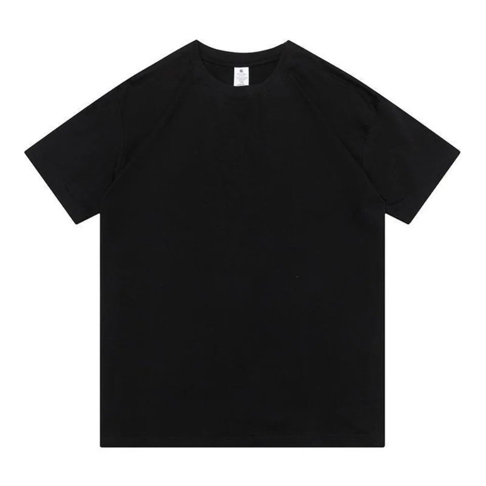 Japanese Brand × Vintage New Thick Plain Black Oversized Tee Tights Collar Size US M / EU 48-50 / 2 - 2 Thumbnail