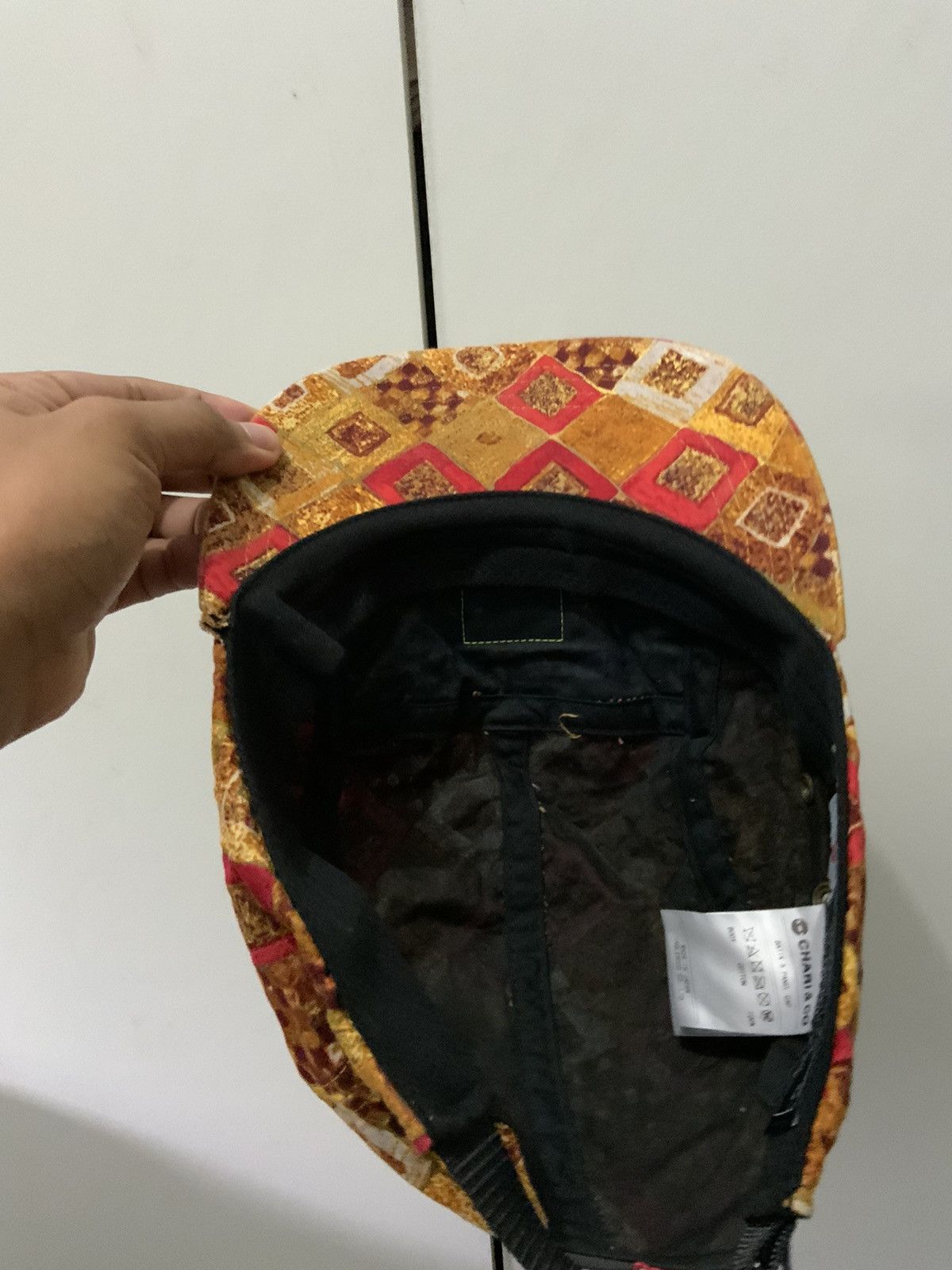 Japanese Brand Chari & Co Authentic Garment Batik 5 Panel Hat Size ONE SIZE - 8 Thumbnail