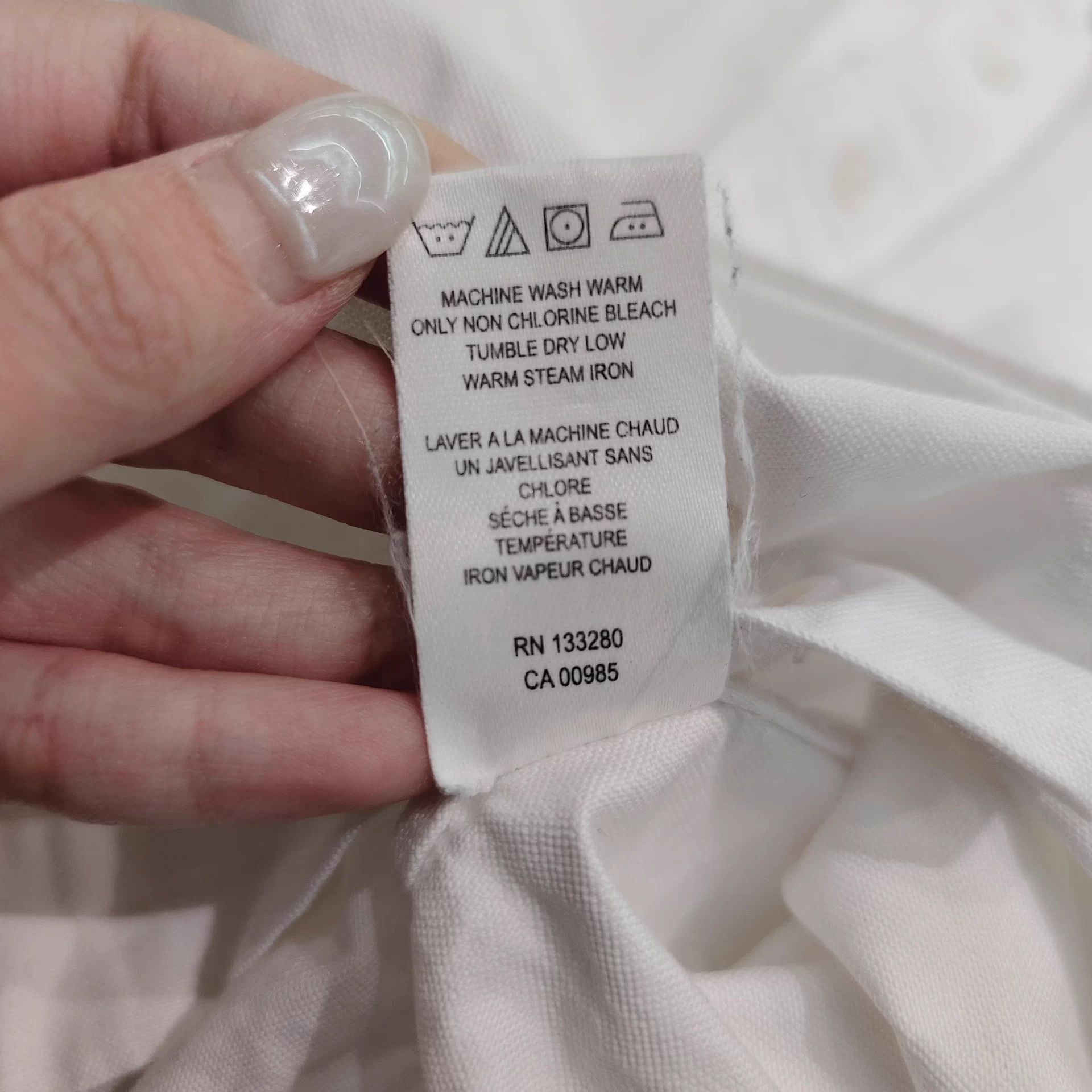 Thom Browne Thom Browne Double Cuff Logo Shirt 4 Size US L / EU 52-54 / 3 - 7 Thumbnail