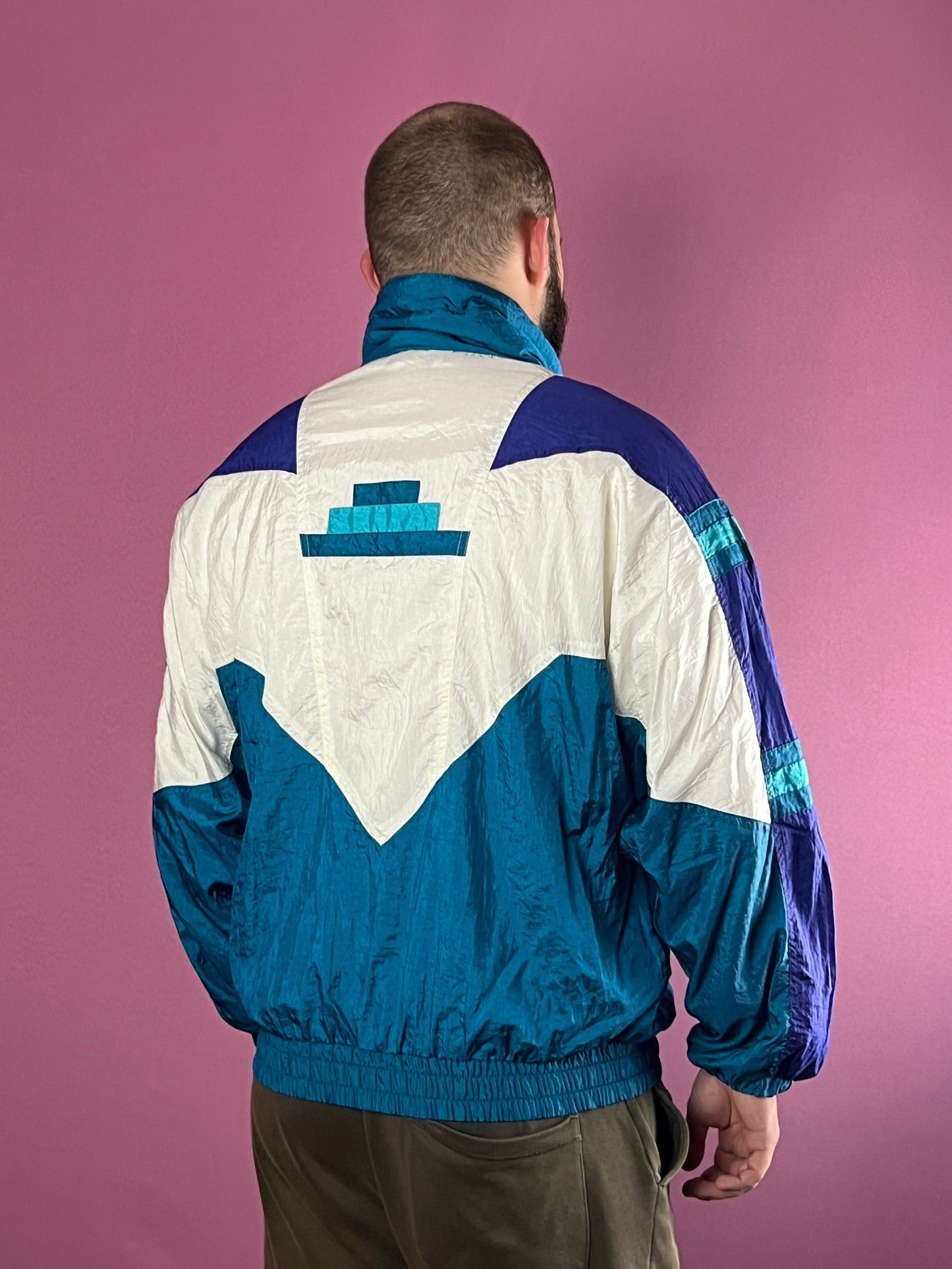 Vintage Sun Set Vintage Men's Retro Running Windbreaker Jacket - L Size US L / EU 52-54 / 3 - 3 Thumbnail