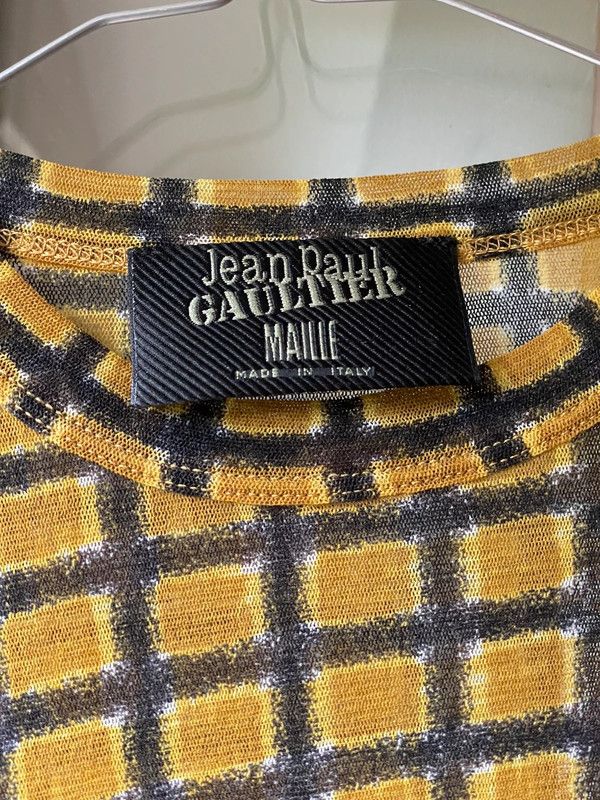Jean Paul Gaultier Jean Paul Gaultier Printed Mesh Shirt Graphic Top EX0142 Size S / US 4 / IT 40 - 3 Thumbnail