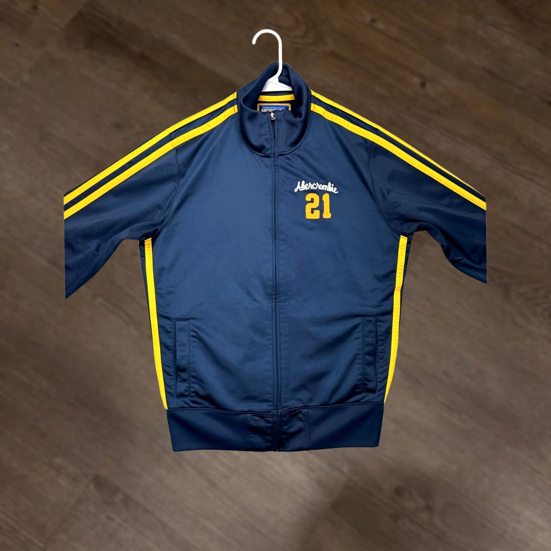 Abercrombie & Fitch Abercrombie & Fitch Jacket Womens 2XL Blue Full Zip Performance Embroidered Logo Jacket Size XXL / US 16-18 / IT 52-54 - 1 Thumbnail