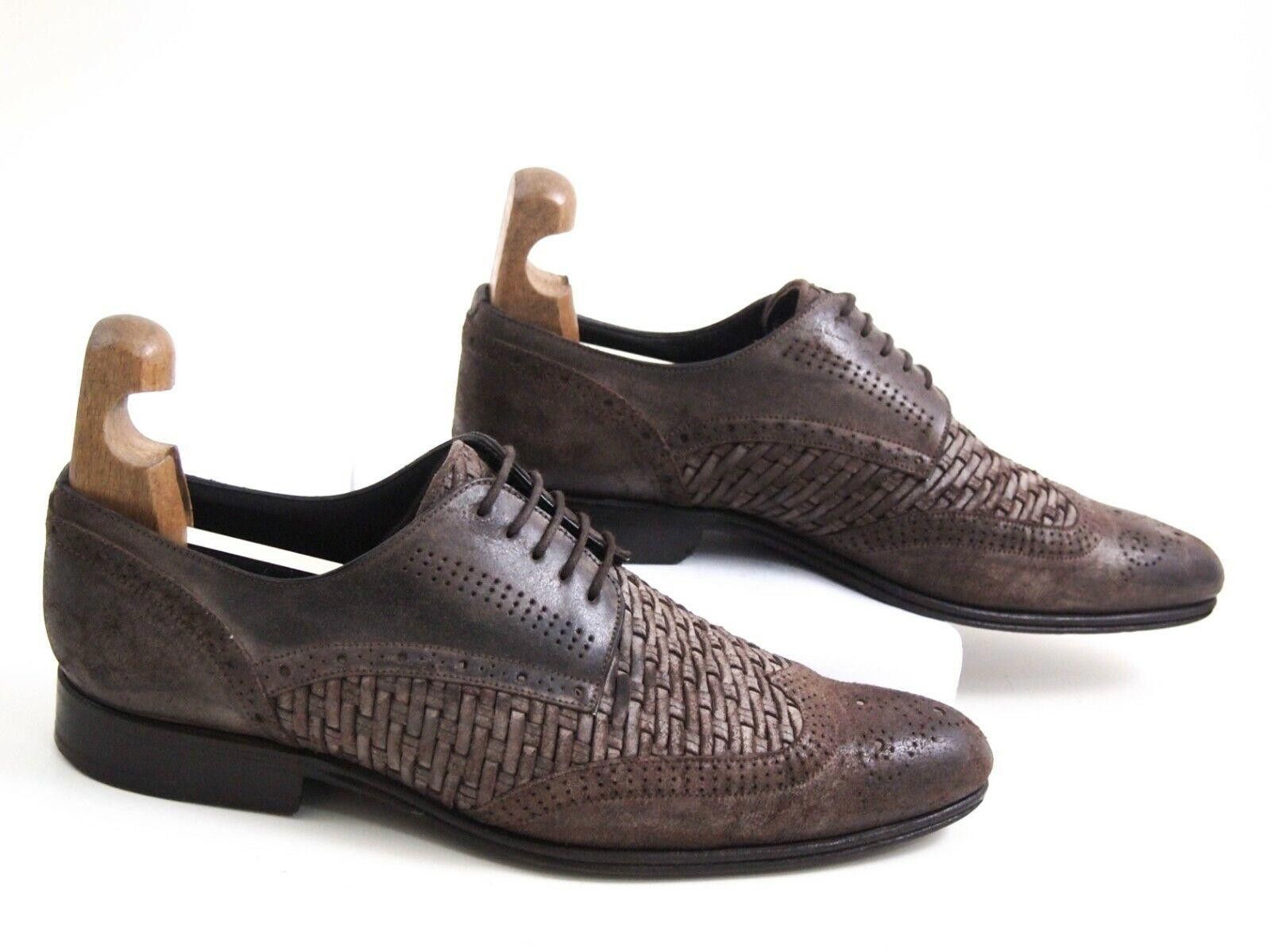 Dolce & Gabbana Dolce & Gabbana Brogues Brown Antiqued Suede EU 40.5 US 7.5 Size US 7 / EU 40 - 2 Thumbnail