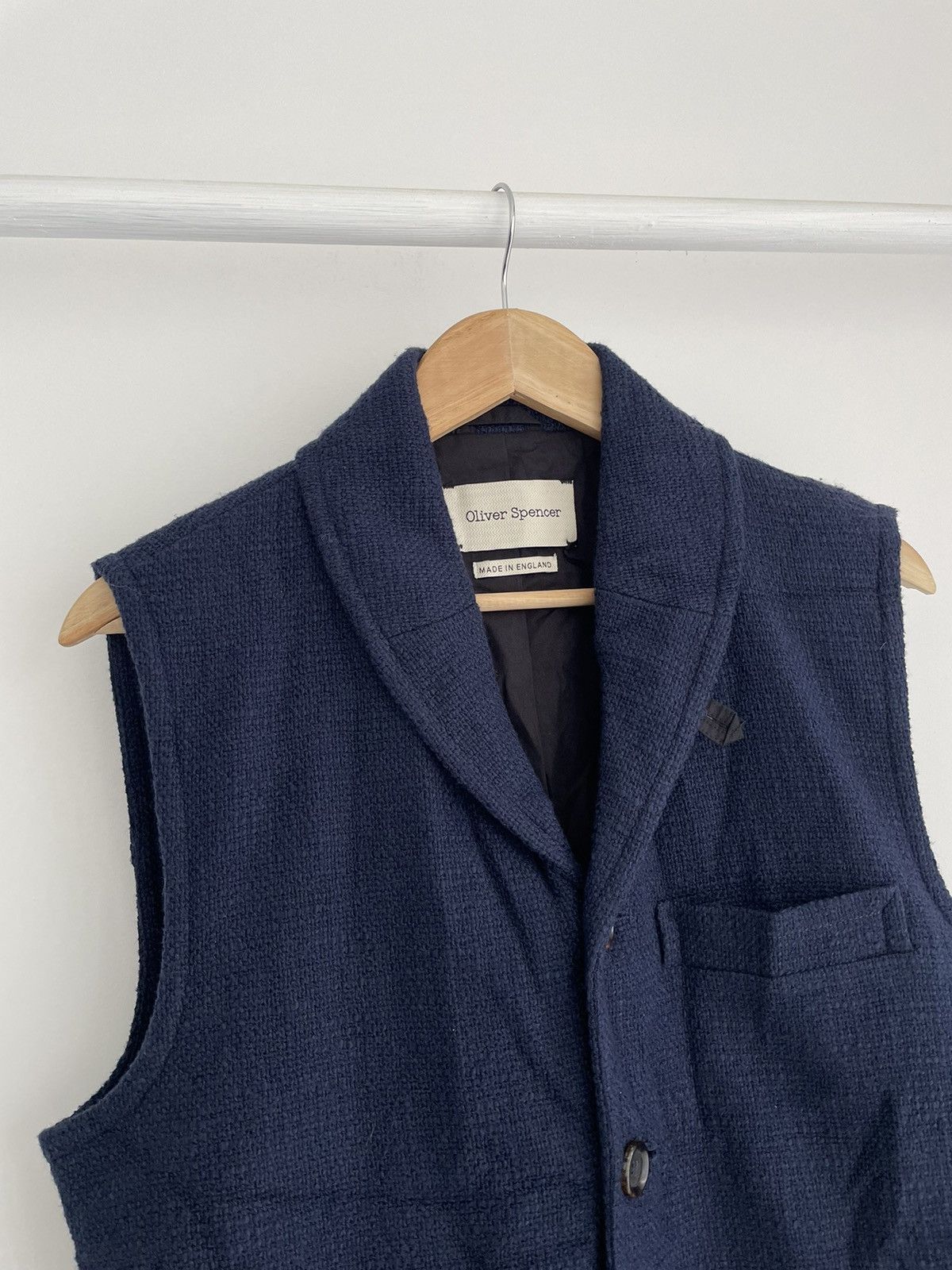 Oliver Spencer Oliver Spencer Moorland Waffle-Knit Vest Size 40 Men Size US M / EU 48-50 / 2 - 4 Thumbnail
