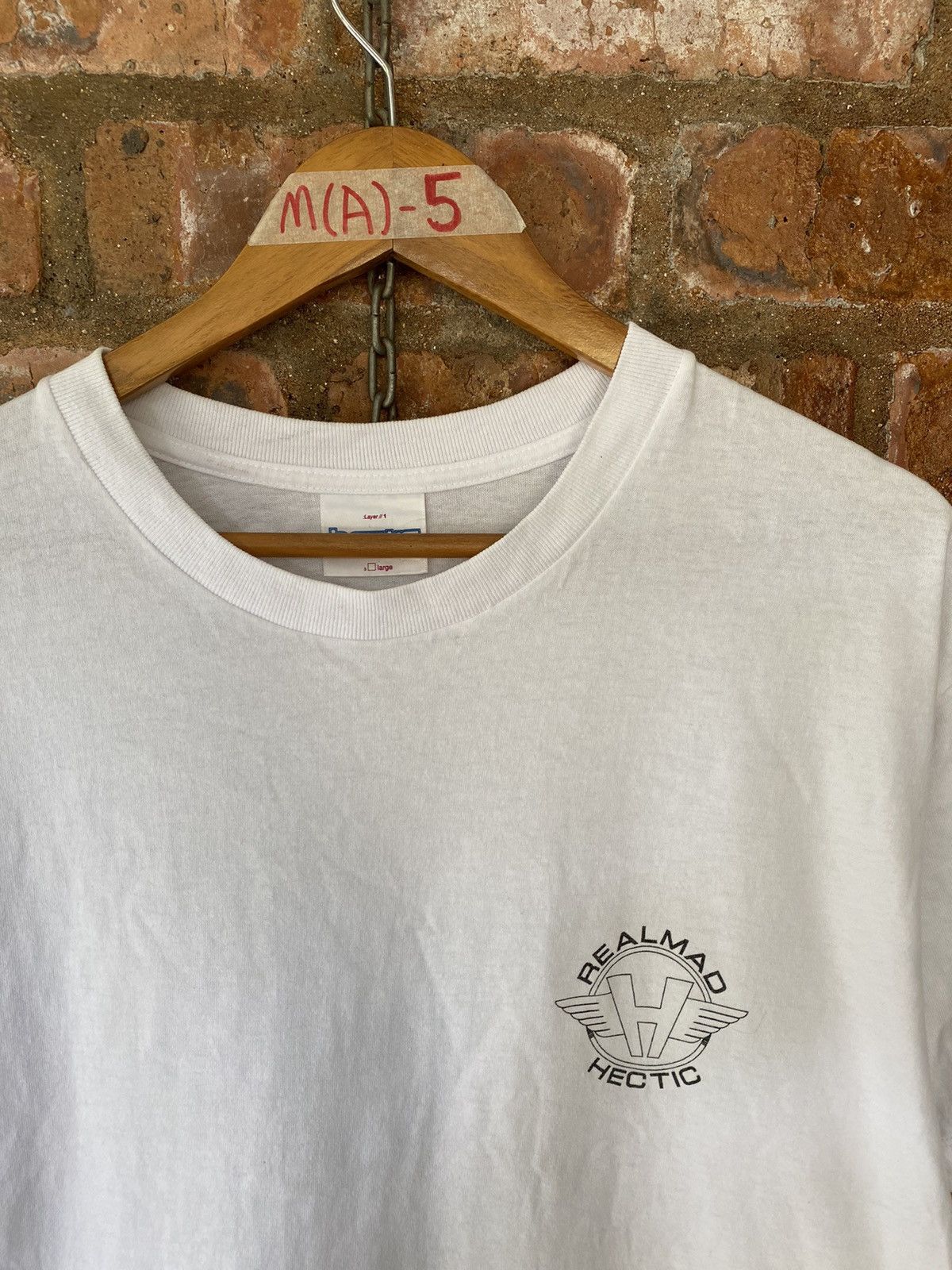 realmad HECTIC 2001 Hectic Wing logo tee Size US L / EU 52-54 / 3 - 7 Thumbnail