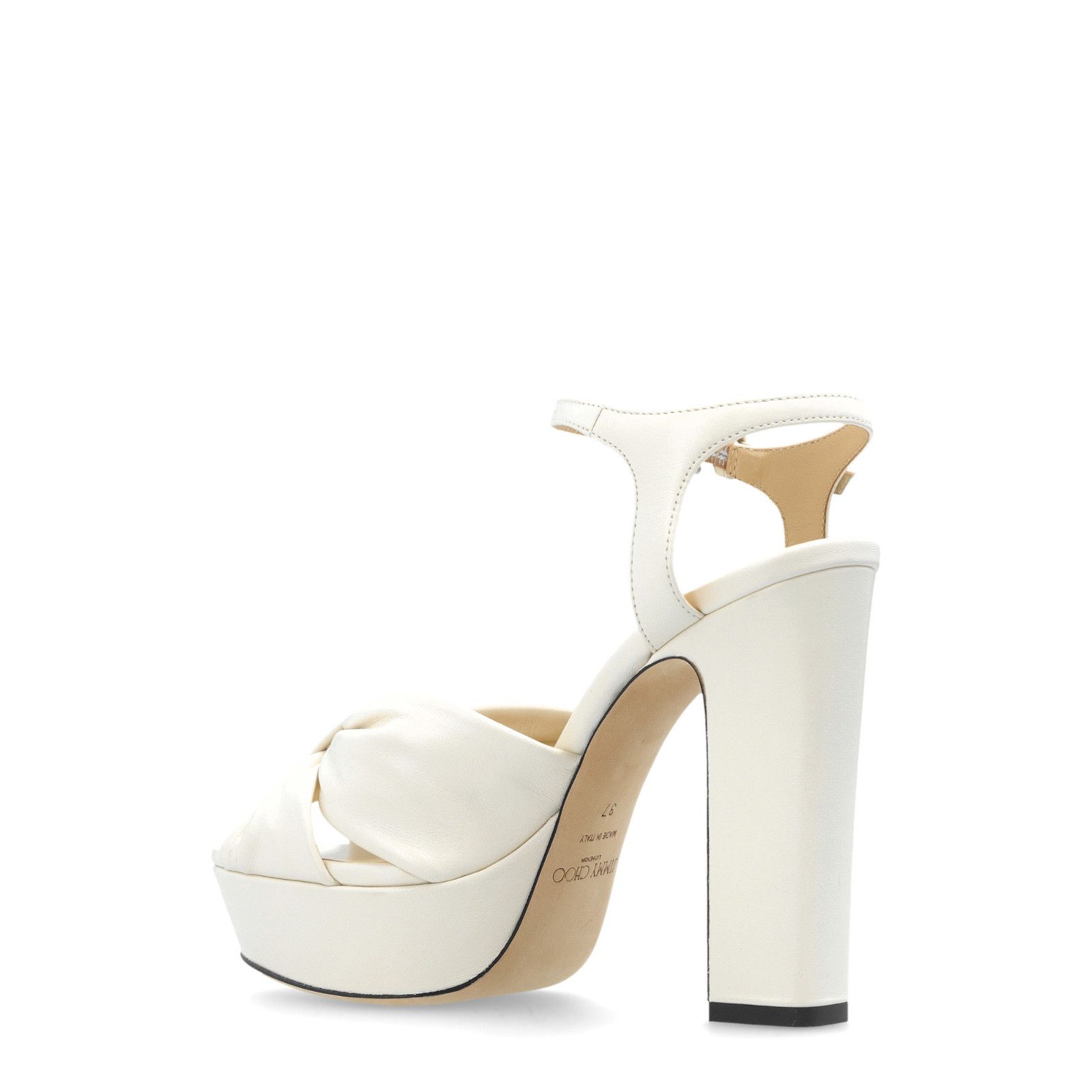Jimmy Choo JIMMY CHOO 'Heloise Latte Platform Sandals New & Authentic ( Size US 6 / IT 36 - 3 Thumbnail