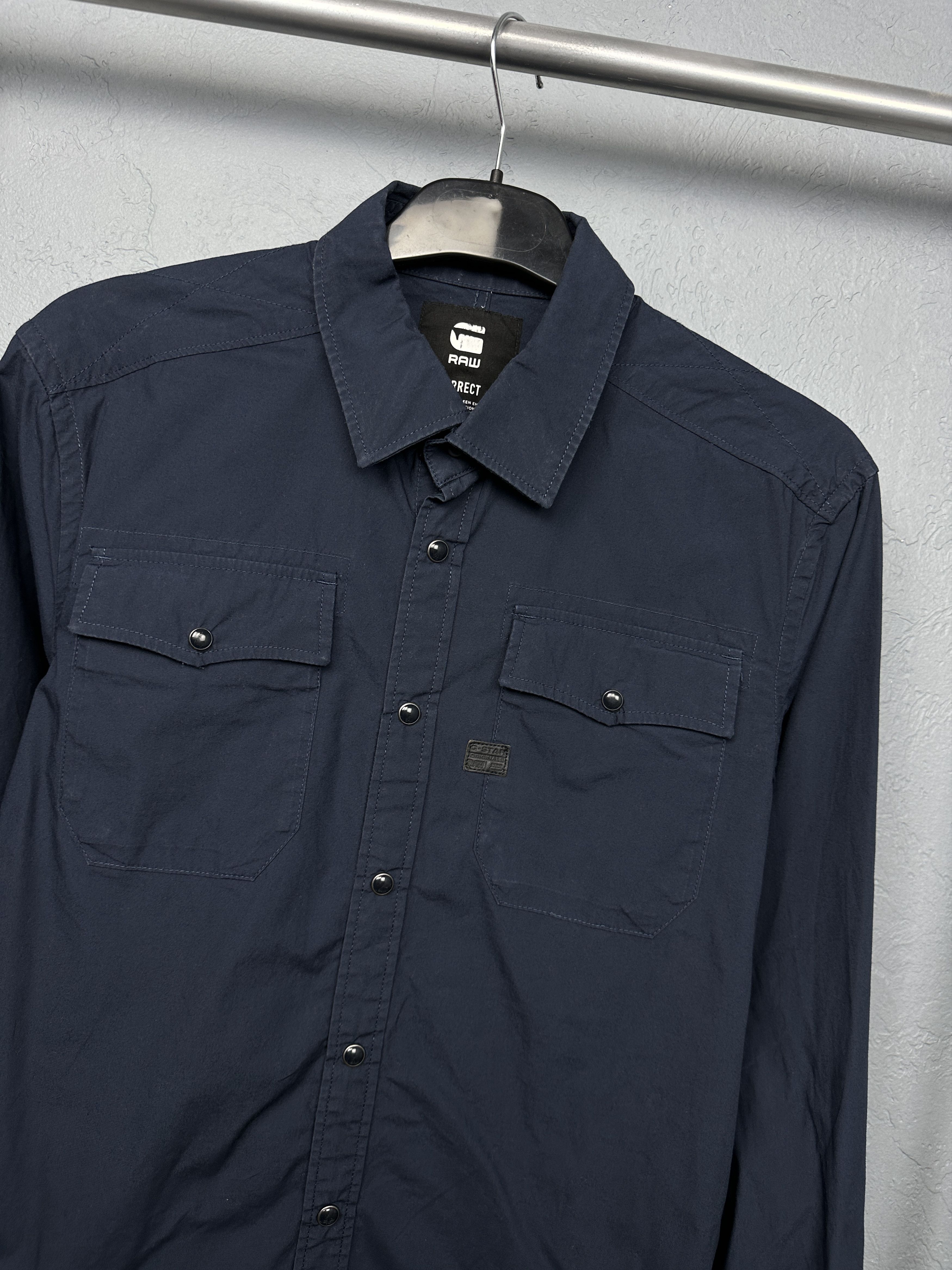 G-Star G Star Raw Mens Correct Landoh Long Sleeve Shirt Size US M / EU 48-50 / 2 - 2 Thumbnail