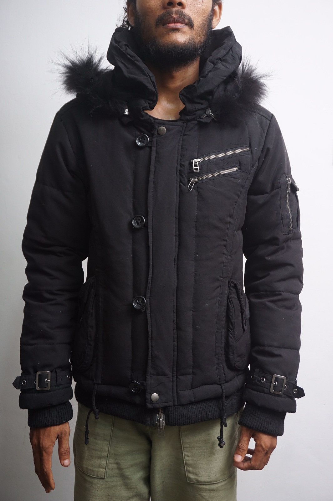 If Six Was Nine Xfrm BONO faux fur goose down Jacket Size US M / EU 48-50 / 2 - 1 Thumbnail