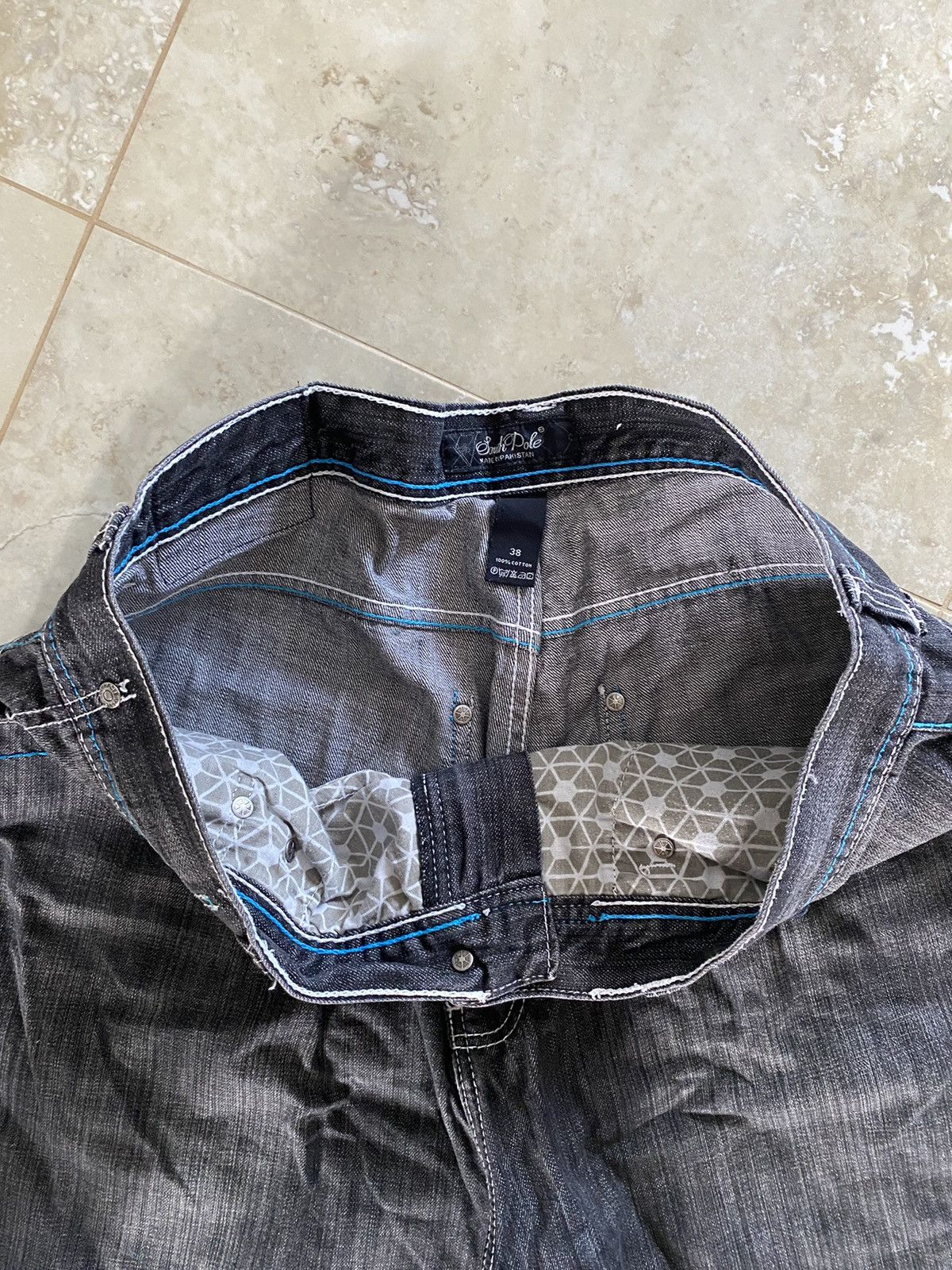 Southpole Vintage Big Logo SouthPole Rare Baggy Shorts 00s Faded USA 🇺🇸 Size US 38 / EU 54 - 7 Thumbnail