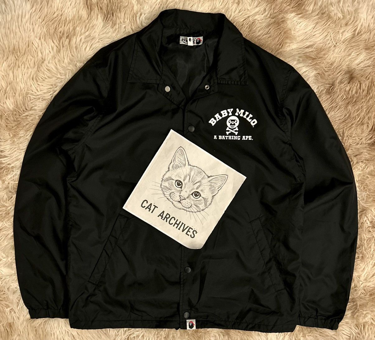 Bape 💥RARE💥 BAPE BABY MILO PIRATE BUTTON UP COACH JACKET Size US M / EU 48-50 / 2 - 17 Thumbnail