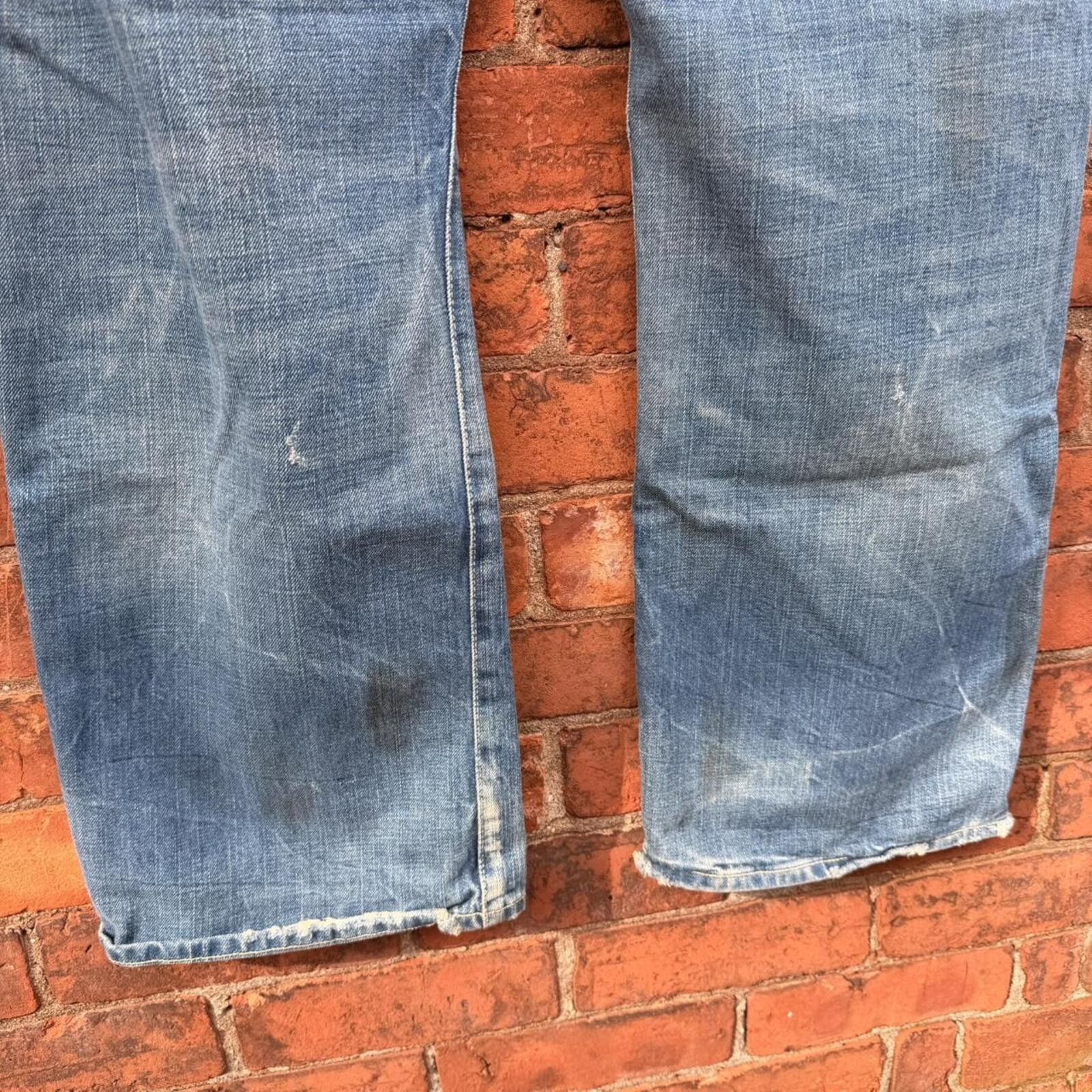 Abercrombie & Fitch vintage Ezra fitch boot cut jeans 00s 32x30 Size US 32 / EU 48 - 6 Thumbnail