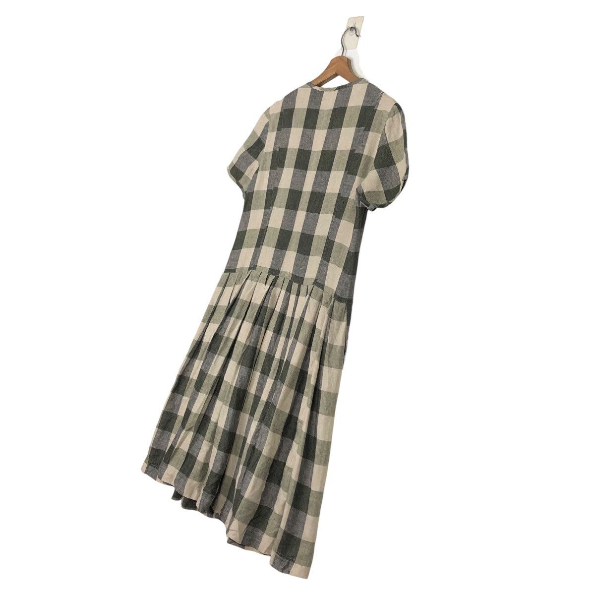 Issey Miyake 📌Vintage Gowns Mademoiselle Non Non Tartan Design Size M / US 6-8 / IT 42-44 - 16 Thumbnail