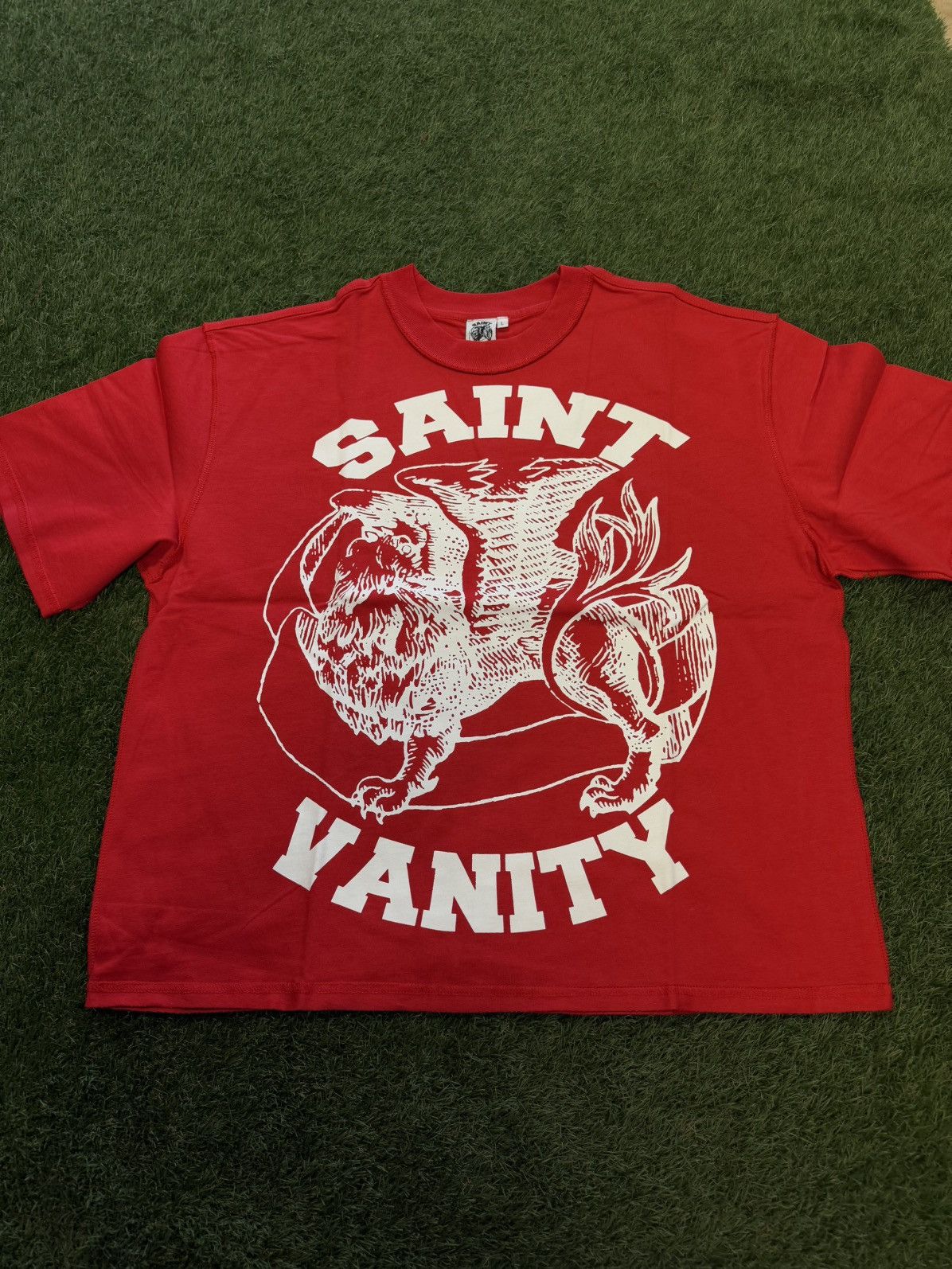 Saint Vanity Saint Vanity Red White Tee Shirt Size Large (NEW) Size US L / EU 52-54 / 3 - 1 Thumbnail