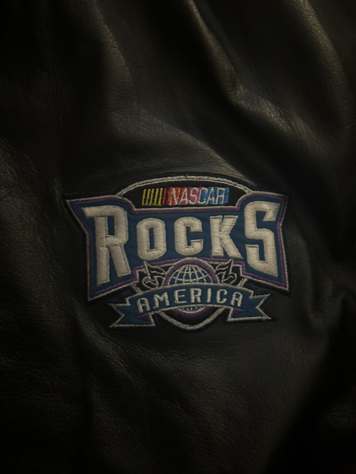 NASCAR NASCAR Saxon leather jacket Size US XL / EU 56 / 4 - 4 Thumbnail
