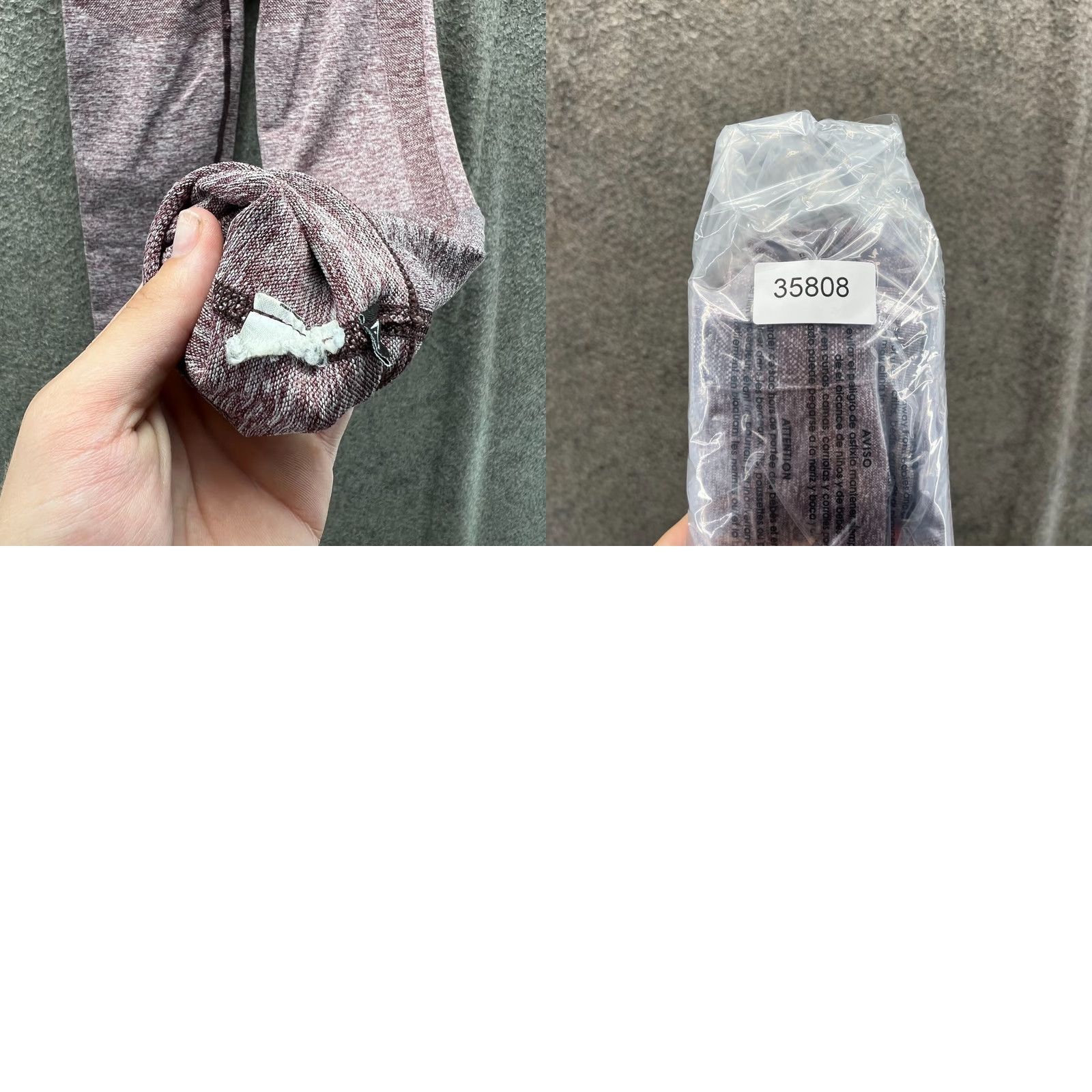 Gymshark Gymshark Leggings Womens XS Pink Athletic Training Yoga Pants Heather Gym Size 28" / US 6 / IT 42 - 8 Thumbnail