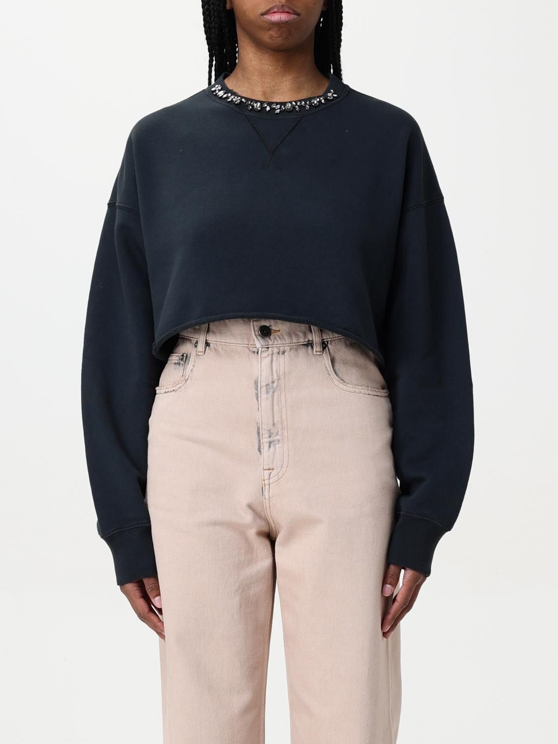 Golden Goose Sweatshirt Woman Black