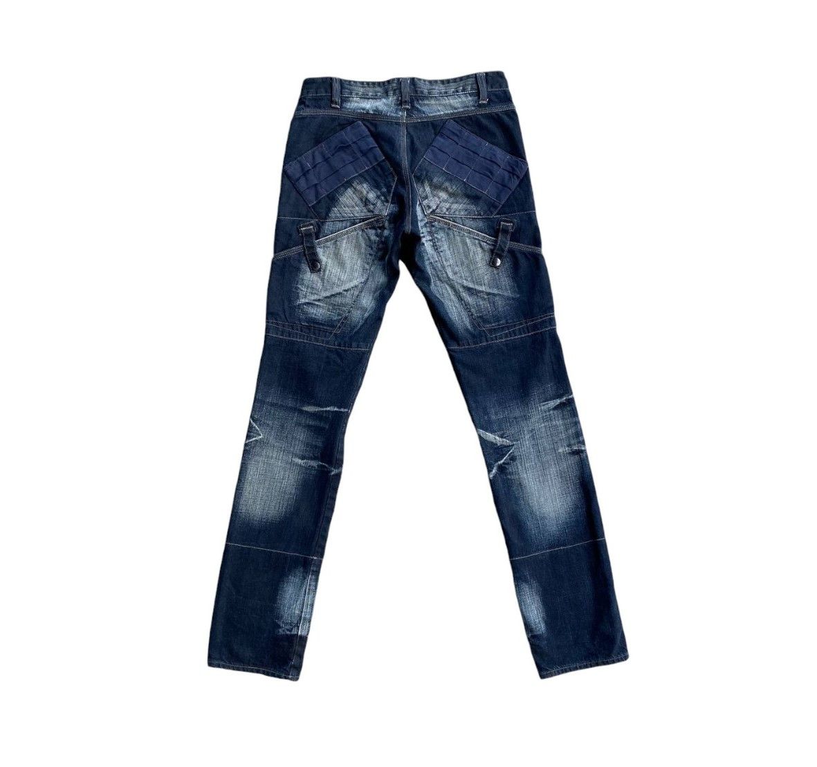 PPFM PPFM BOOZE&PILLS & POWDERS HERRINGBONE WASH G.BRITAIN FLAG Size US 30 / EU 46 - 6 Thumbnail