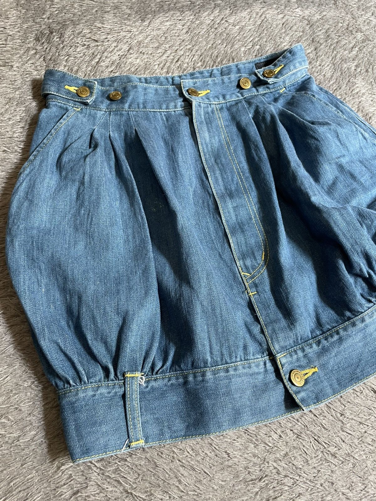 mercibeaucoup Mercibeaucoup balloon mini skirt by issey miyake Size 31" - 3 Thumbnail