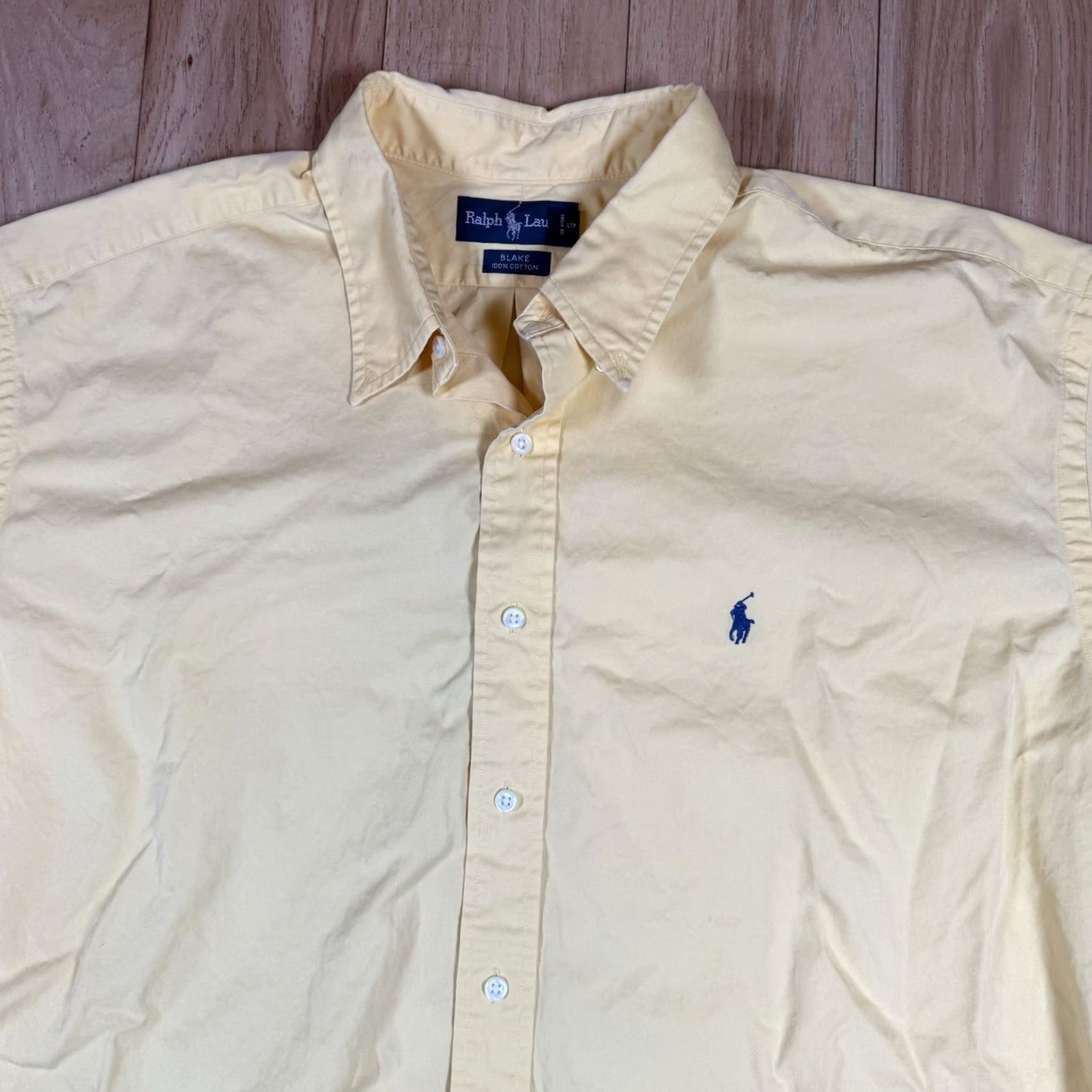 Ralph Lauren VINTAGE Polo Ralph Lauren Button Shirt Mens 2XL Blue Cotton Polo Button Shirt Casual Men Blues Preppy Polo Ralph Lauren Mens 2XL Blue Cotton Size US XXL / EU 58 / 5 - 3 Thumbnail