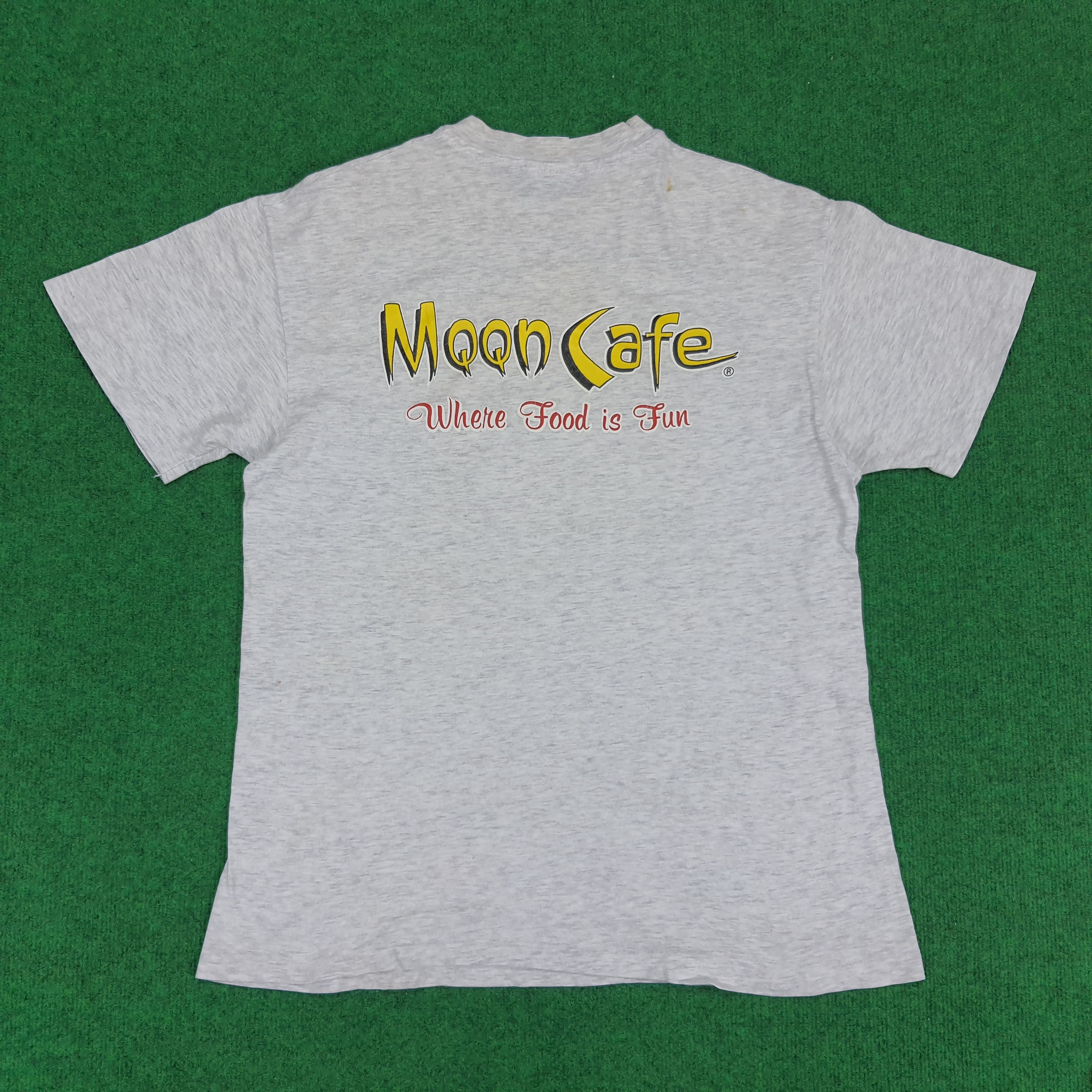 Vintage Vintage Mooneyes 90s Moon Cafe T-shirt Size US M / EU 48-50 / 2 - 4 Thumbnail