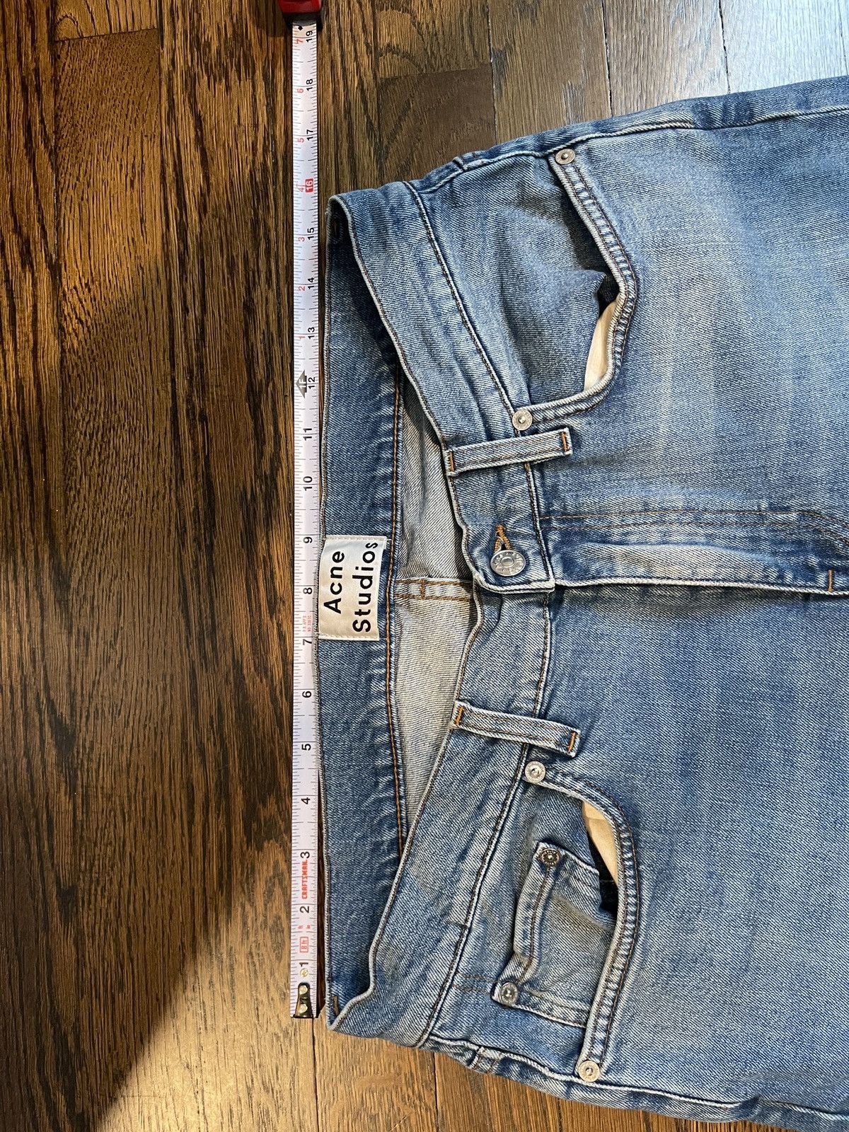 Acne Studios Acne Studios 33 x 32 Ace Carter Denim - hole Size US 33 - 5 Thumbnail