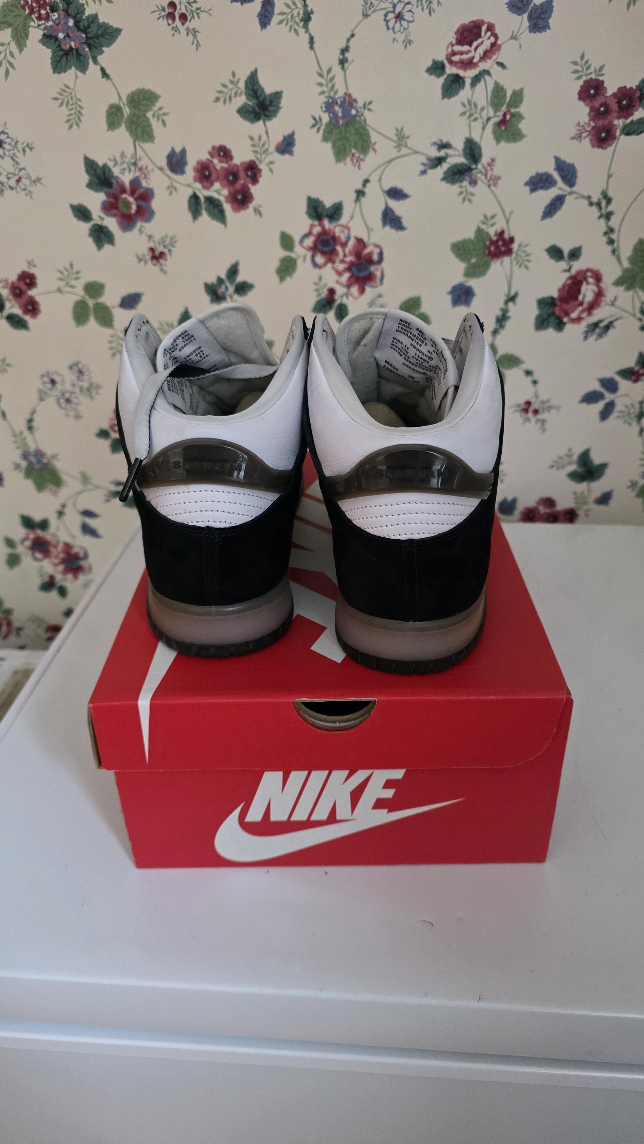 Nike Nike Dunk High Slam Jam White Black Size US 10.5 / EU 43-44 - 5 Thumbnail