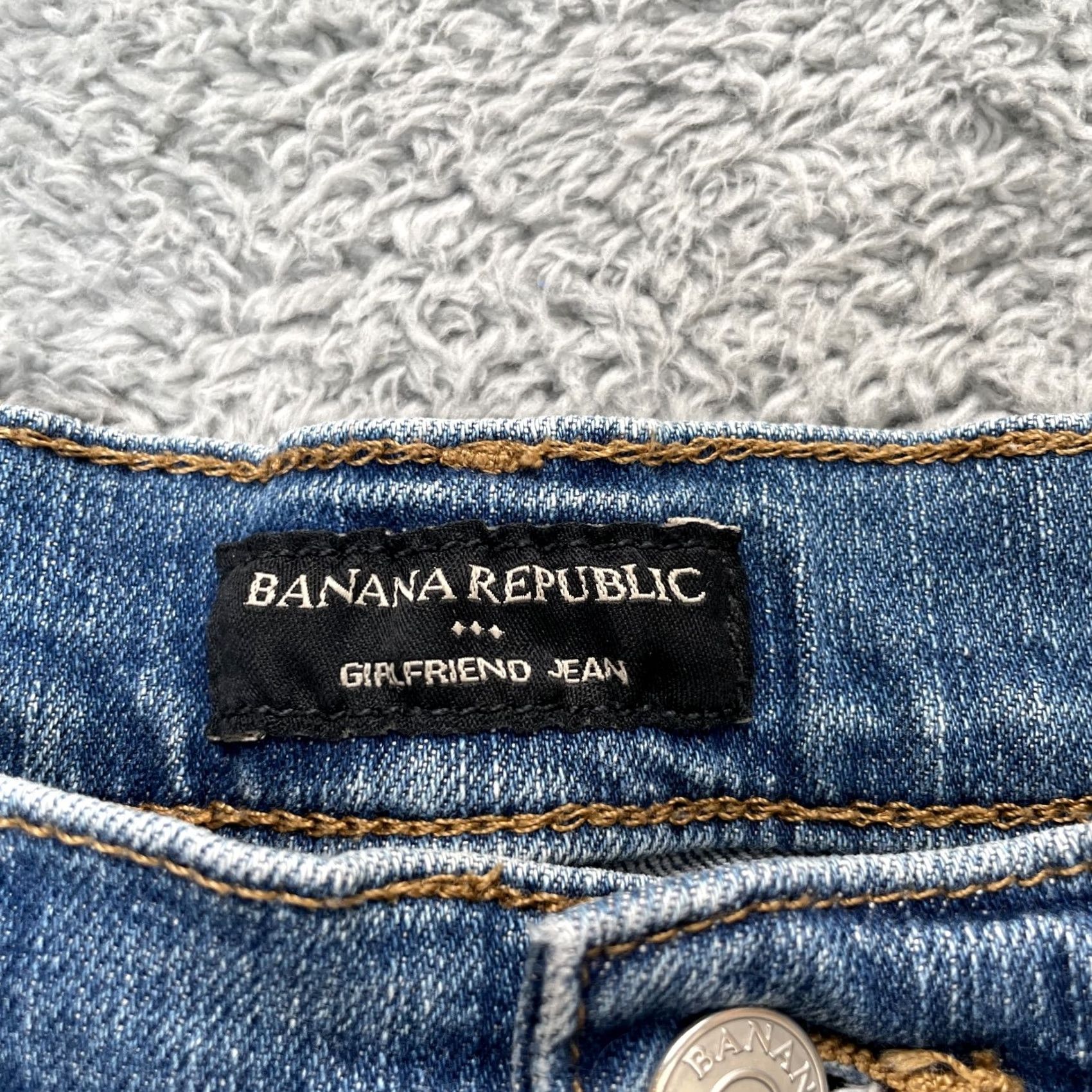 Banana Republic Banana Republic Jeans Womens 27 Blue Skinny Leg Denim Cotton Stretch 5-Pocket Zipper Button Logo Size 30" / US 8 / IT 44 - 4 Thumbnail