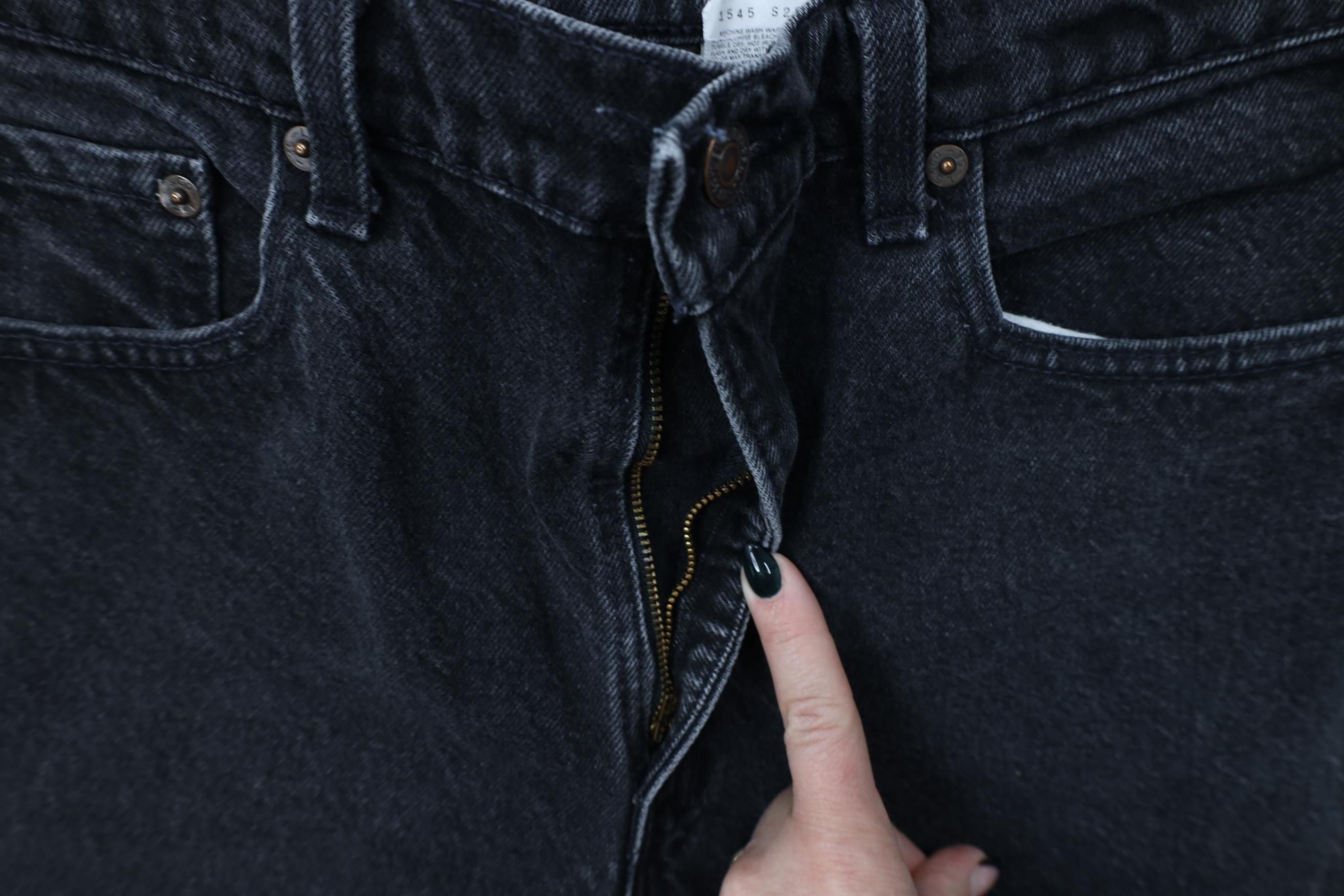 Levi's Vintage 90s Levis 505 Regular Straight Leg Jeans Black USA Size US 34 / EU 50 - 7 Thumbnail