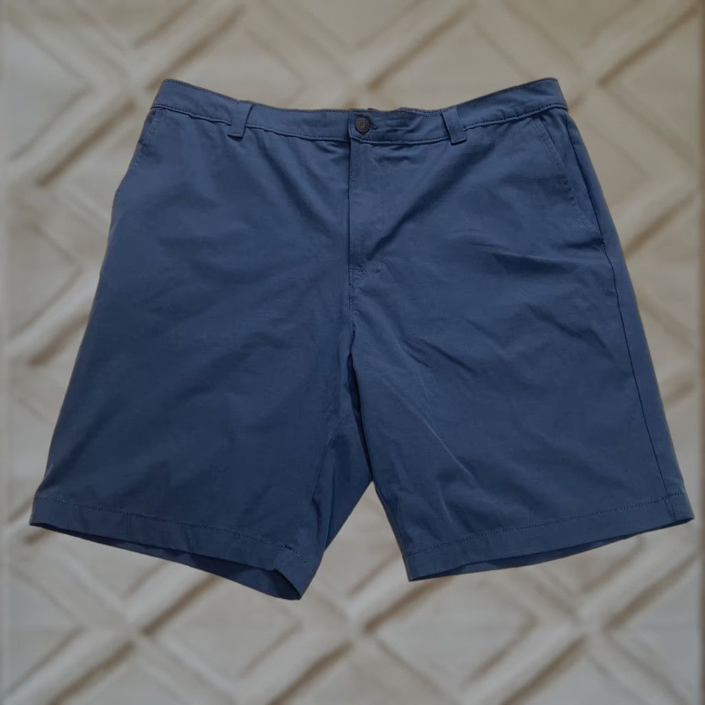 Banana Republic Banana Republic Stretch Chino Shorts Mens 40 Navy Blue Casual Golf Pockets 9" In Size US 40 / EU 56 - 1 Thumbnail