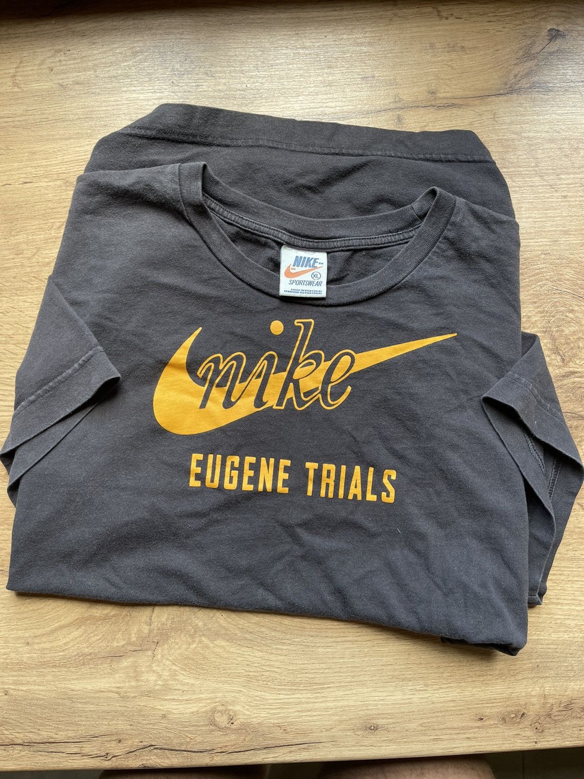 Nike × Vintage 90’s Nike Limited Issue Eugene Trials Vintage big logo Size US XL / EU 56 / 4 - 3 Thumbnail