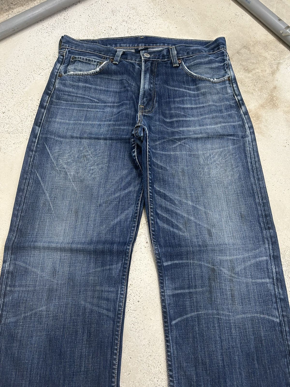 Levi's Levis 503 Relaxed Fit Blue Jeans Baggy Style Size US 33 - 4 Thumbnail