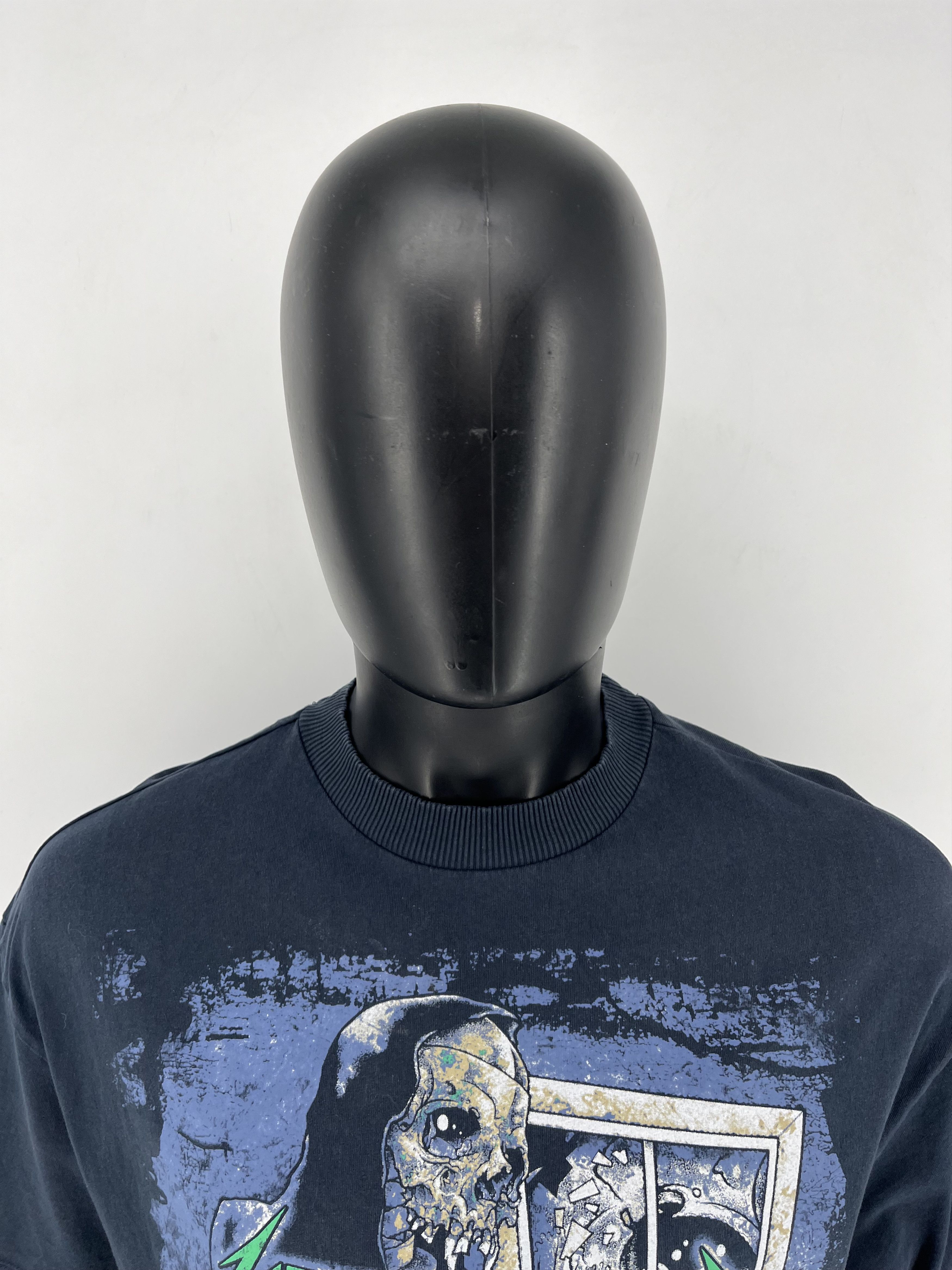 Band Tees Vintage Y2K Metallica Skulls Dead Face Band Rock Streetwear Size US L / EU 52-54 / 3 - 10 Thumbnail