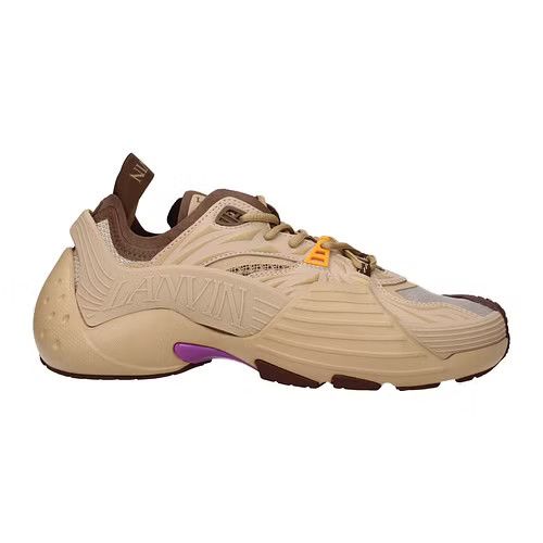 image of Lanvin Ob1O1E0424 Low Top Sneakers In Brown / Camel in Brown/Camel, Men's (Size 9)