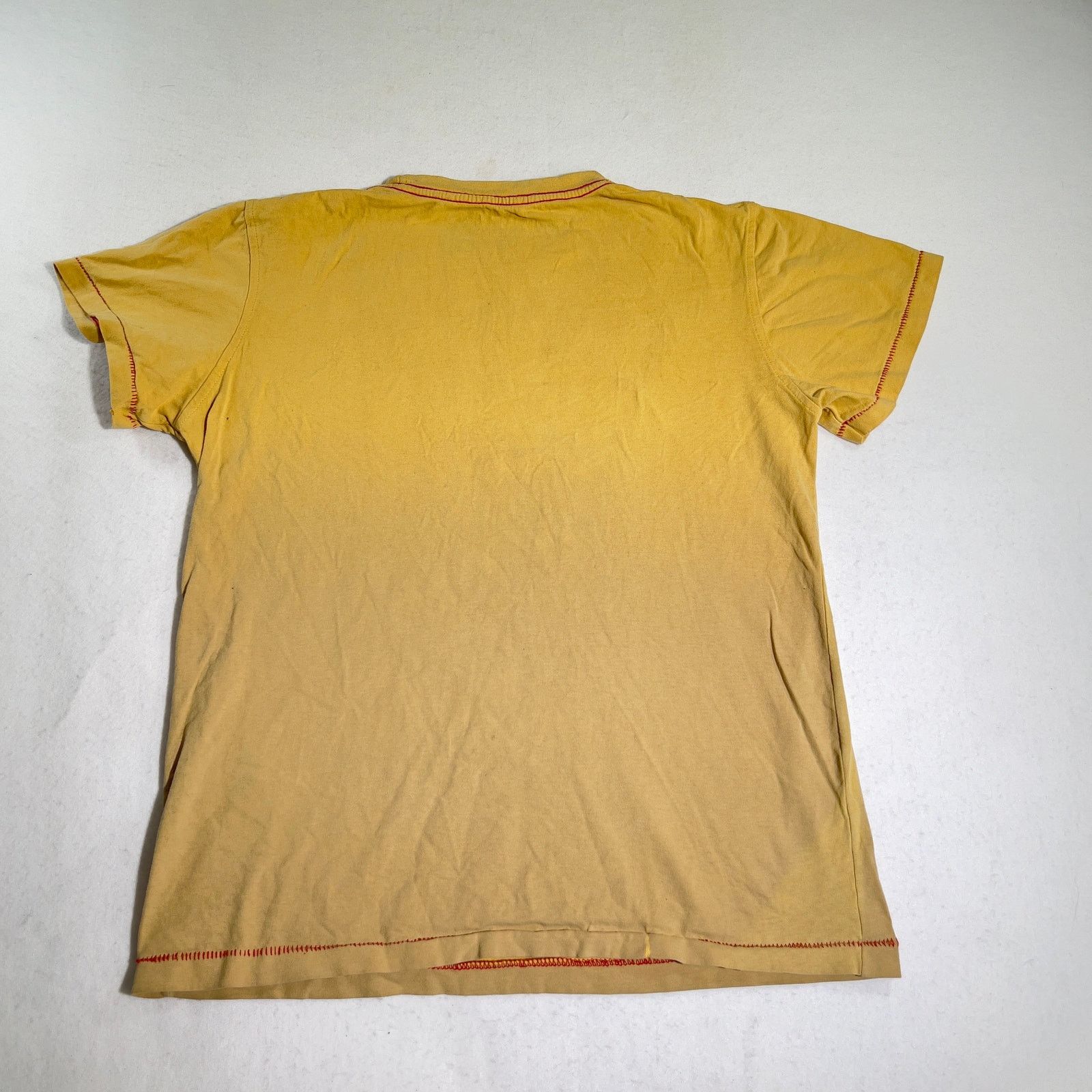 Other Industry 9 T-Shirt Extra Large Cotton Yellow Fades To Tan Size US XL / EU 56 / 4 - 3 Thumbnail