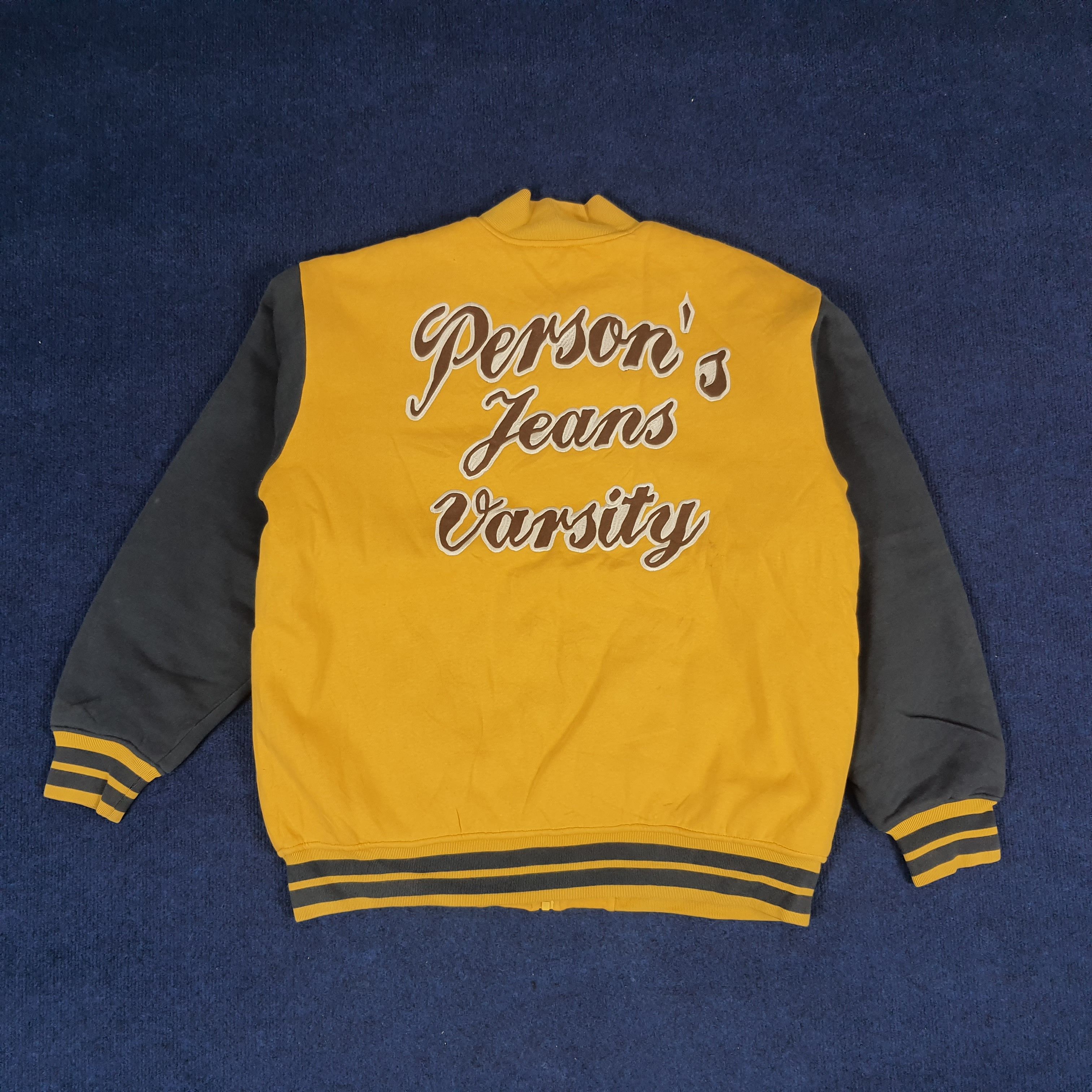PERSON'S × Vintage Vintage Person's Jean Varsity Patches Varsity Jacket Size US L / EU 52-54 / 3 - 1 Thumbnail