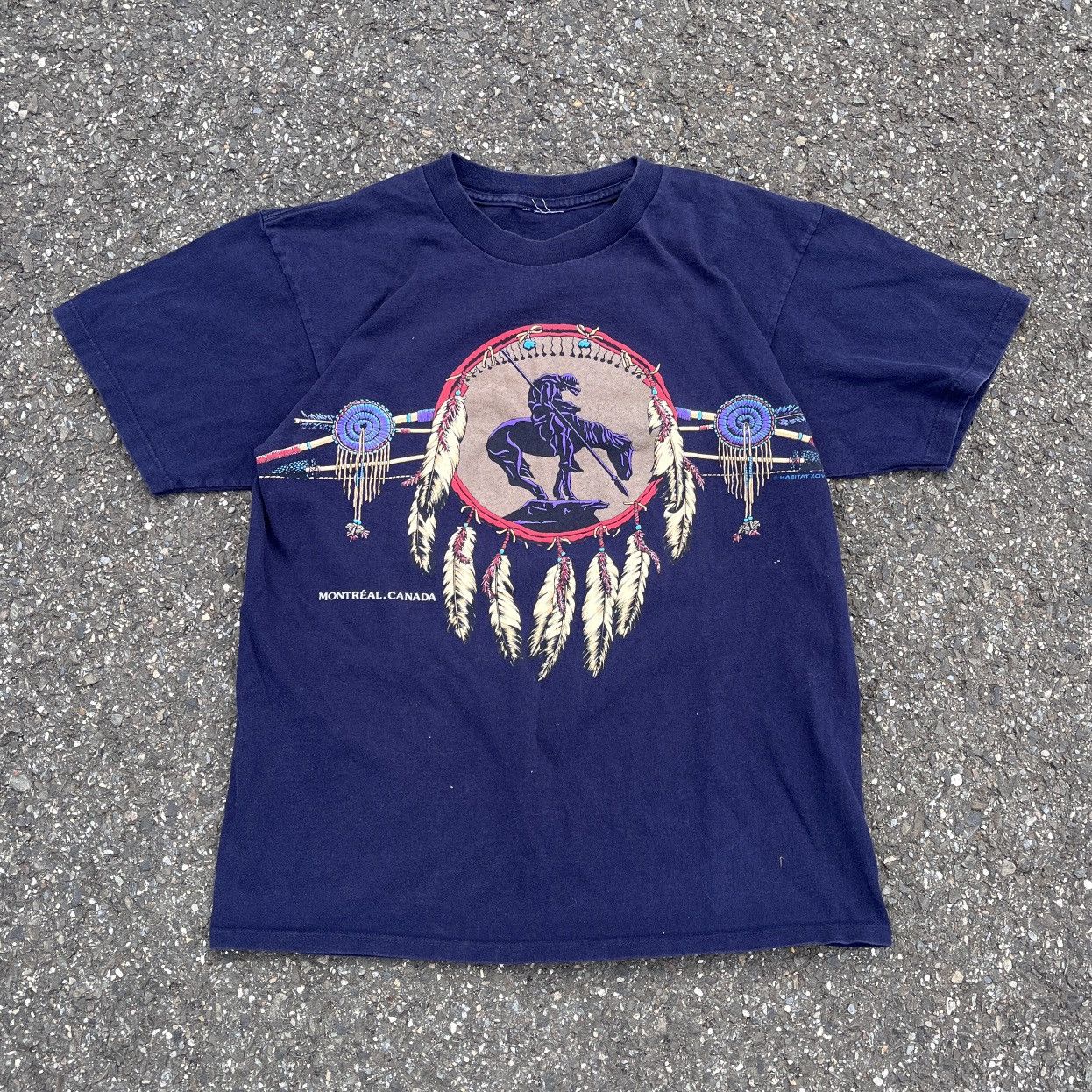 Vintage Vintage 90’s Wildlife Montreal Canada Graphic T Shirt Size US M / EU 48-50 / 2 - 1 Thumbnail