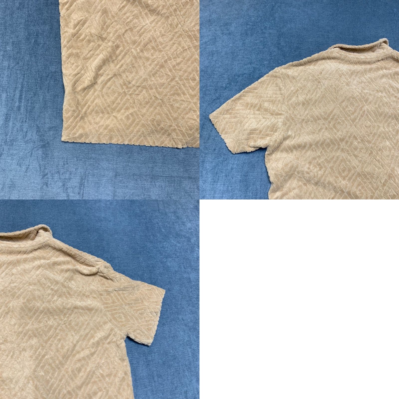 Kenneth Cole Kenneth Cole Shirt Men Small Beige Textured Camp Collar Streetwear Casual Travel Size US S / EU 44-46 / 1 - 9 Thumbnail