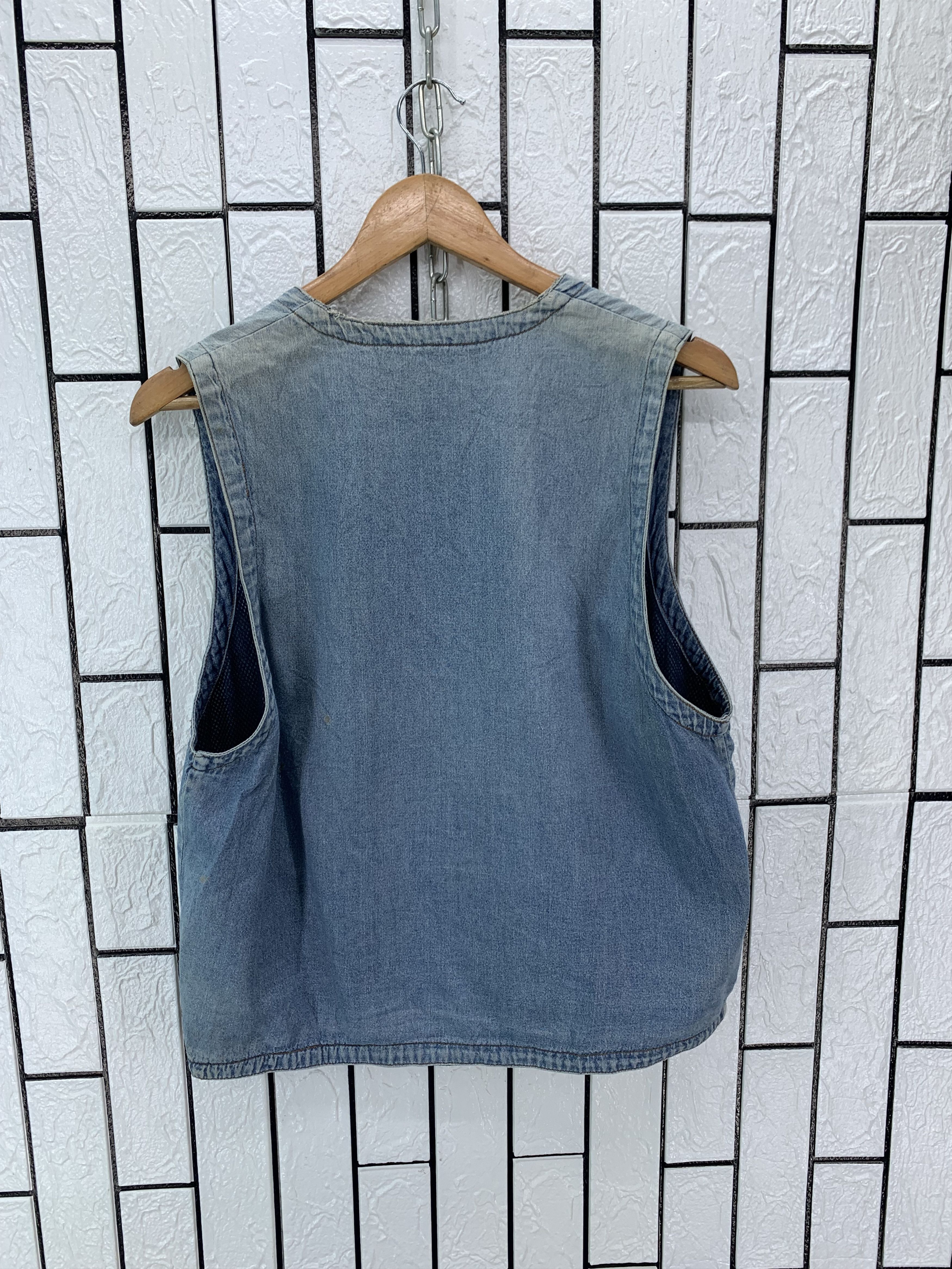Japanese Brand × Vintage Vintage Denim Vest Size US S / EU 44-46 / 1 - 7 Thumbnail