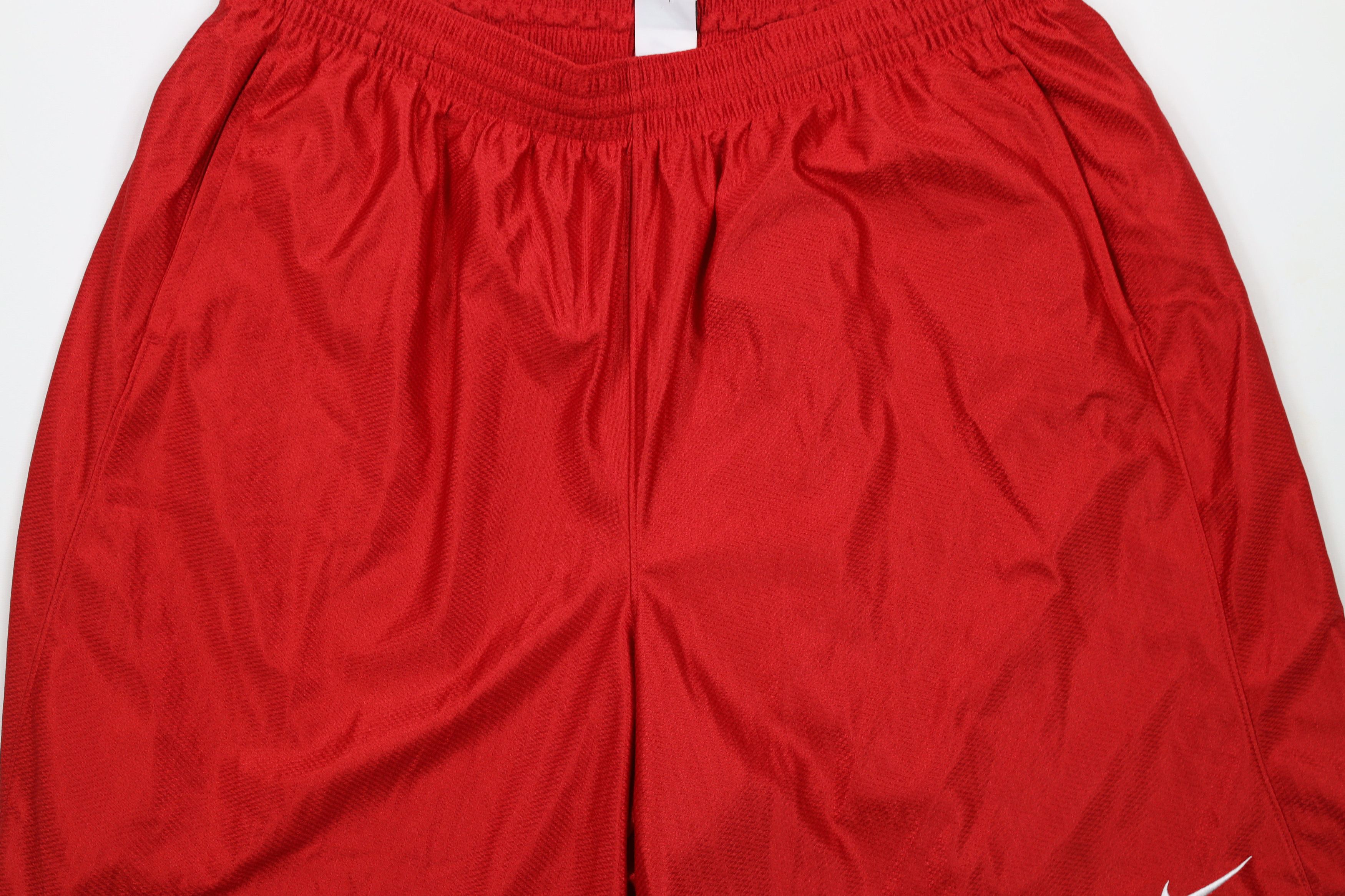 Nike × Vintage Vintage Nike Scott Mini Swoosh Gym Basketball Shorts Red Size US 40 / EU 56 - 3 Thumbnail
