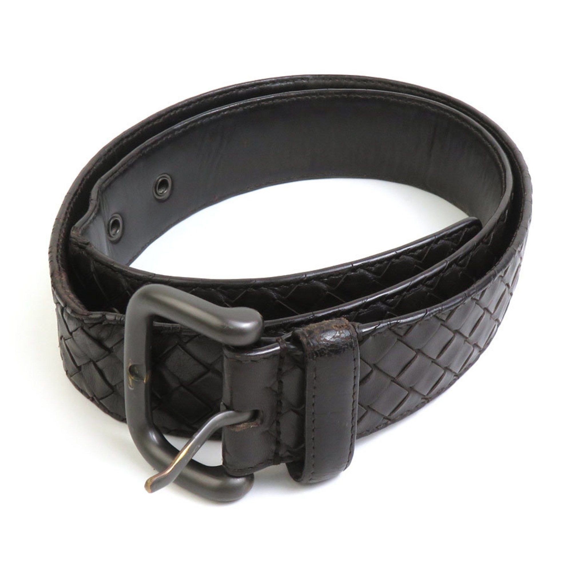 Bottega Veneta BOTTEGA VENETA Belt Intrecciato Leather Metal