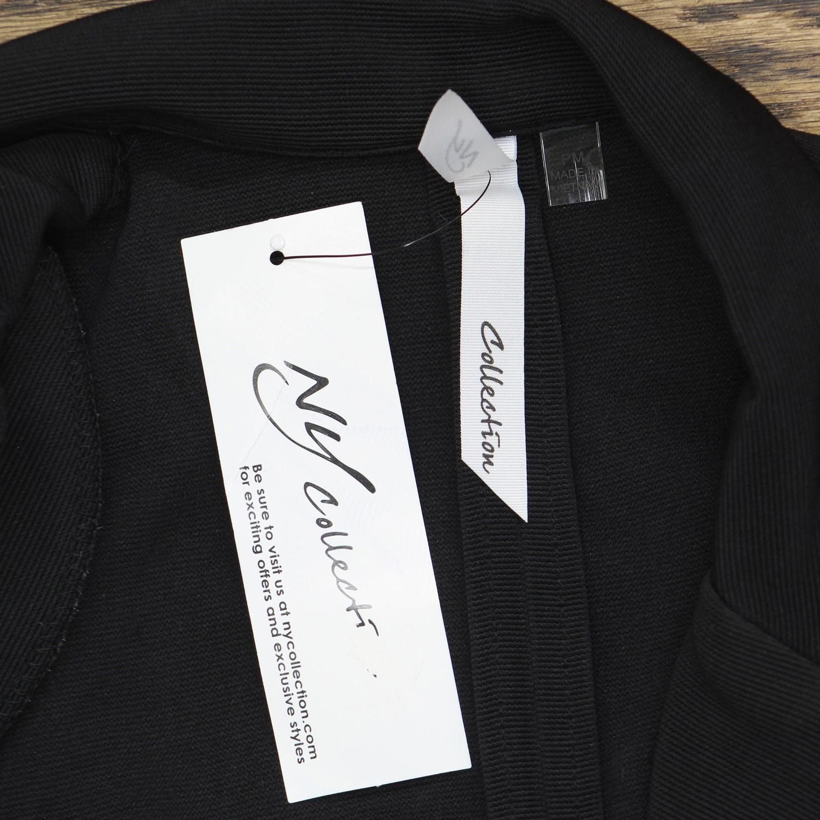Other Nwt Ny Collection Petite Jacket With 3/4 Sleeves Black Pm Size M / US 6-8 / IT 42-44 - 3 Thumbnail