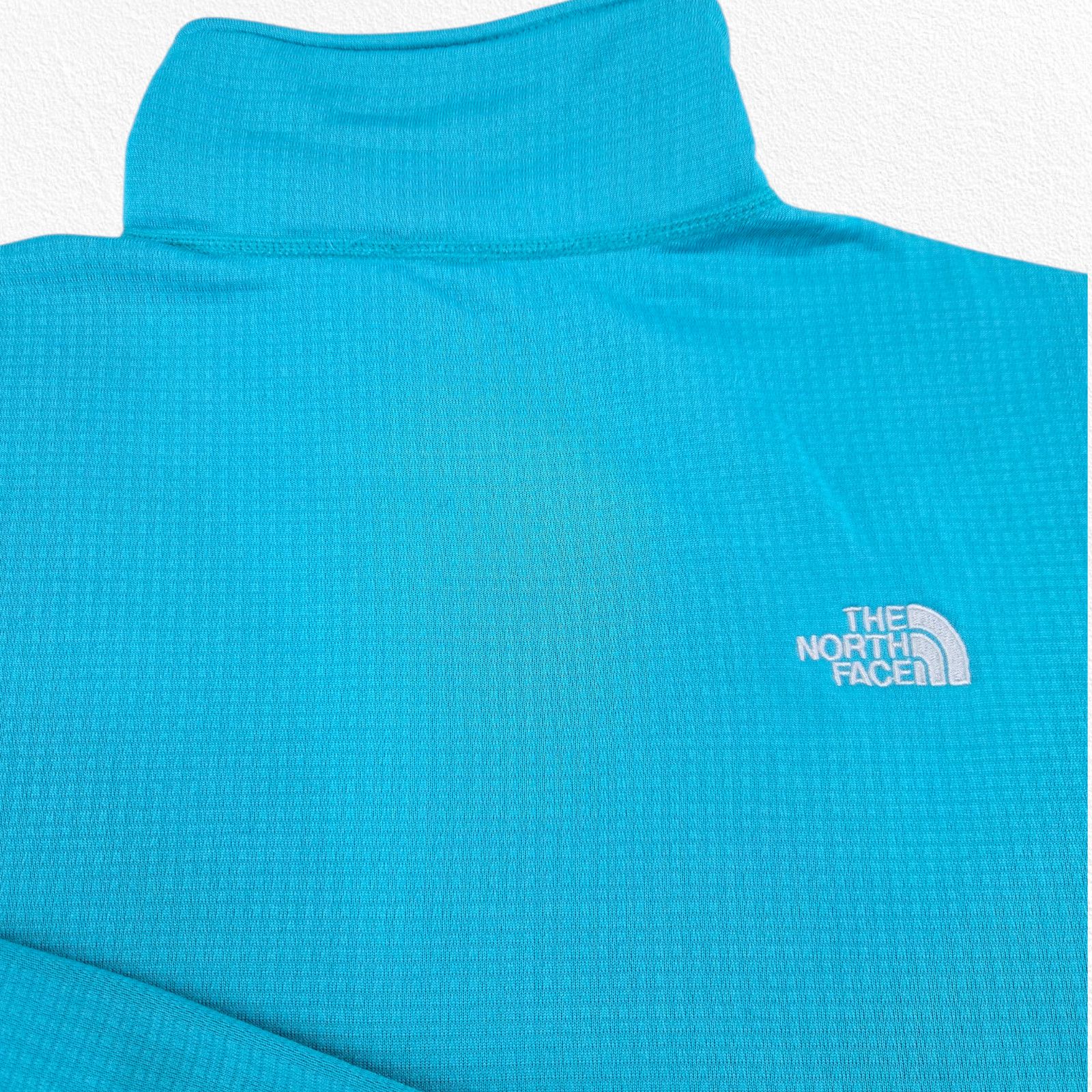 The North Face North Face Turquoise TKA Glacier 1/4 Zip Fleece Size Large Size L / US 10 / IT 46 - 8 Thumbnail