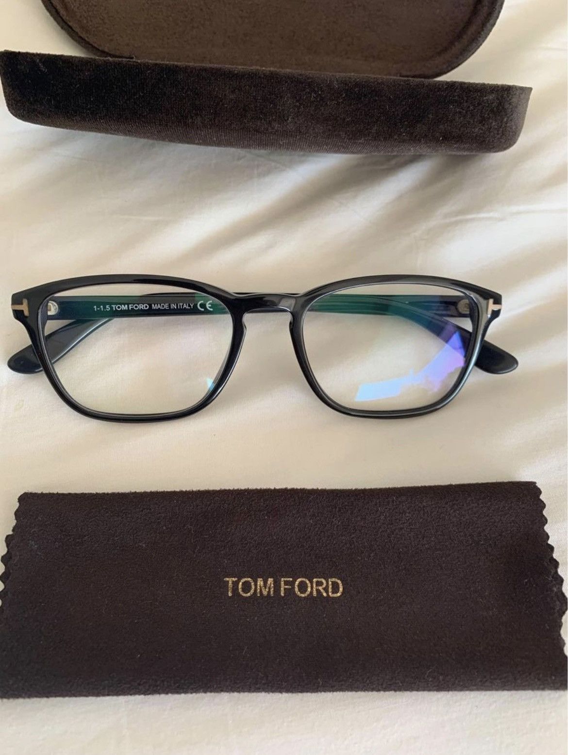 image of Tom Ford Eyeglasses in Black, Men's