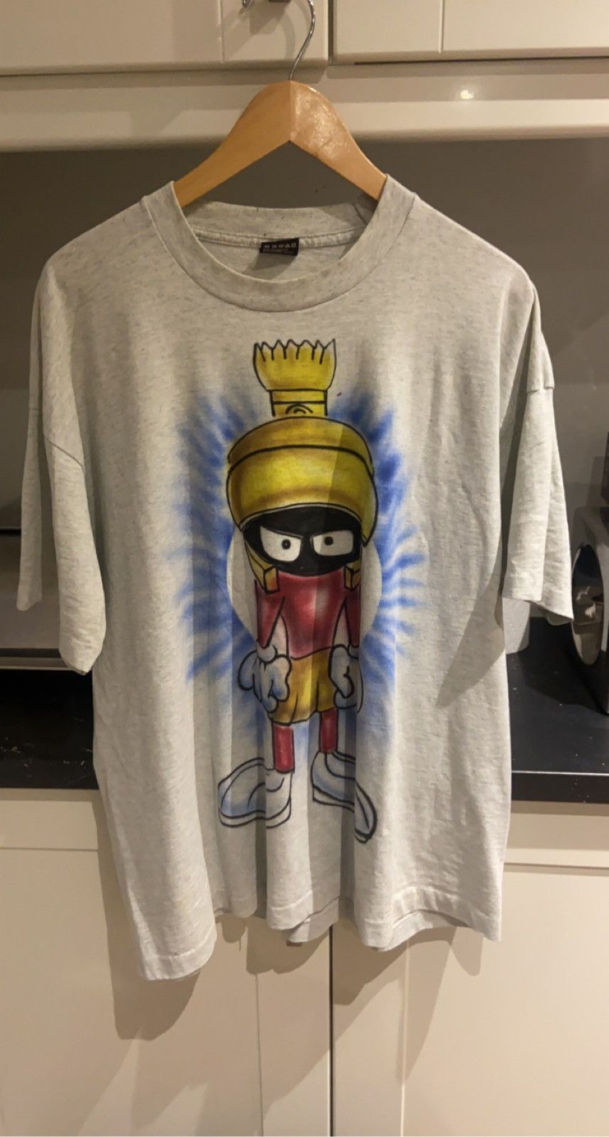 Vintage Vintage Marvin the Martian t-shirt Size US XL / EU 56 / 4 - 1 Thumbnail