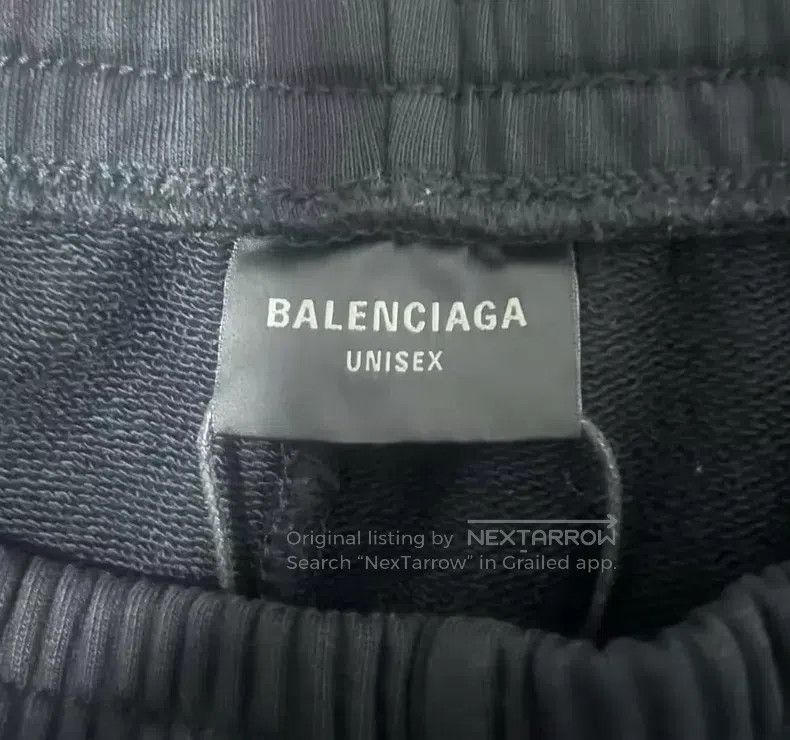 Balenciaga Balenciaga size XS Ski series double ring logo frayed casu Size US 27 - 3 Thumbnail