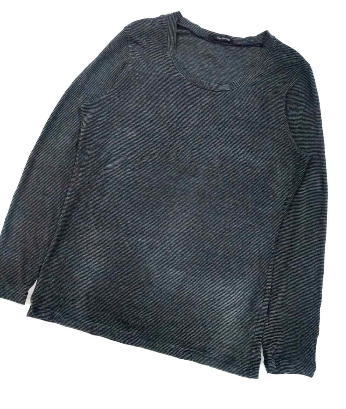 Yohji Yamamoto Rare! Y's For Living by Yohji Yamamoto Striped L/Sleeve Size S / US 4 / IT 40 - 3 Thumbnail