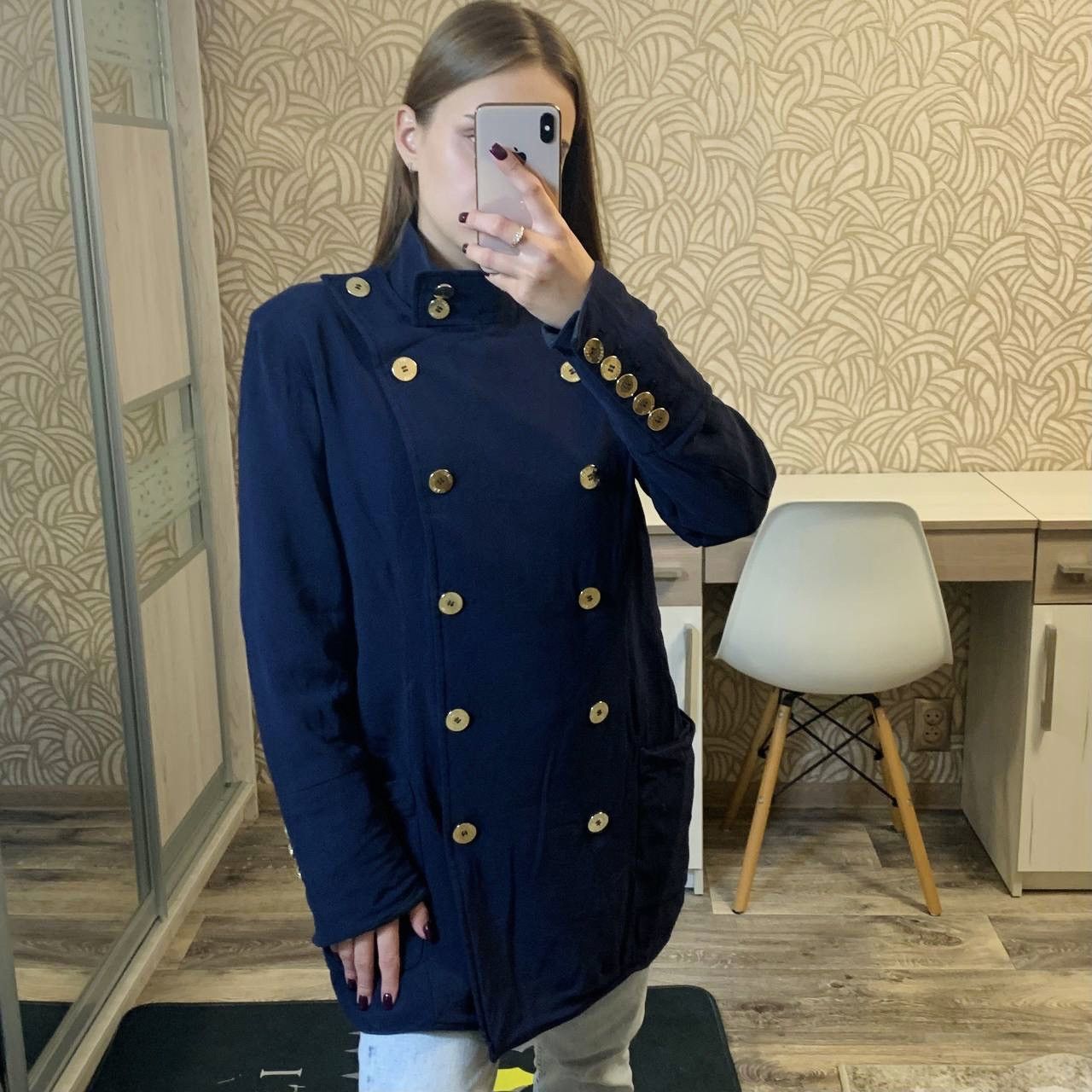 Pierre Balmain Pierre Balmain Coat Navy Jacket blazer Size M / US 6-8 / IT 42-44 - 2 Thumbnail