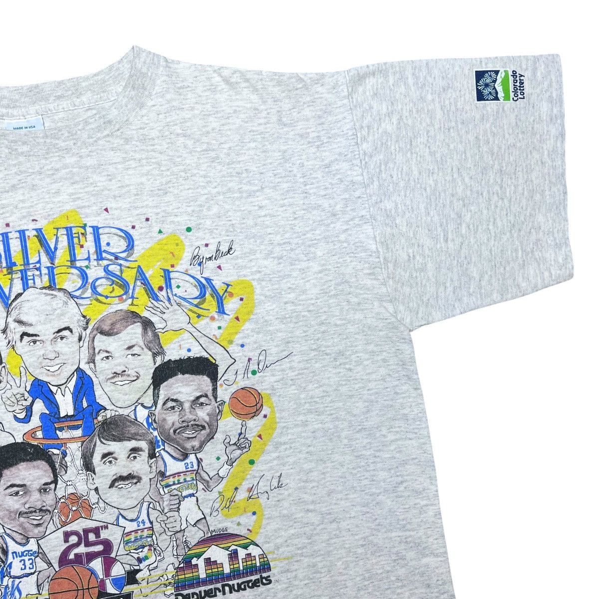 Salem Sportswear Vtg 1992 NBA Denver Nuggets Salem Sportswear Characture Tee Size US XL / EU 56 / 4 - 6 Thumbnail